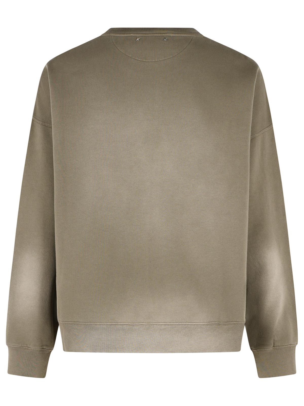 Golden Goose Unisex 'Martin' Beige Cotton Sweatshirt Men GOLDEN GOOSE