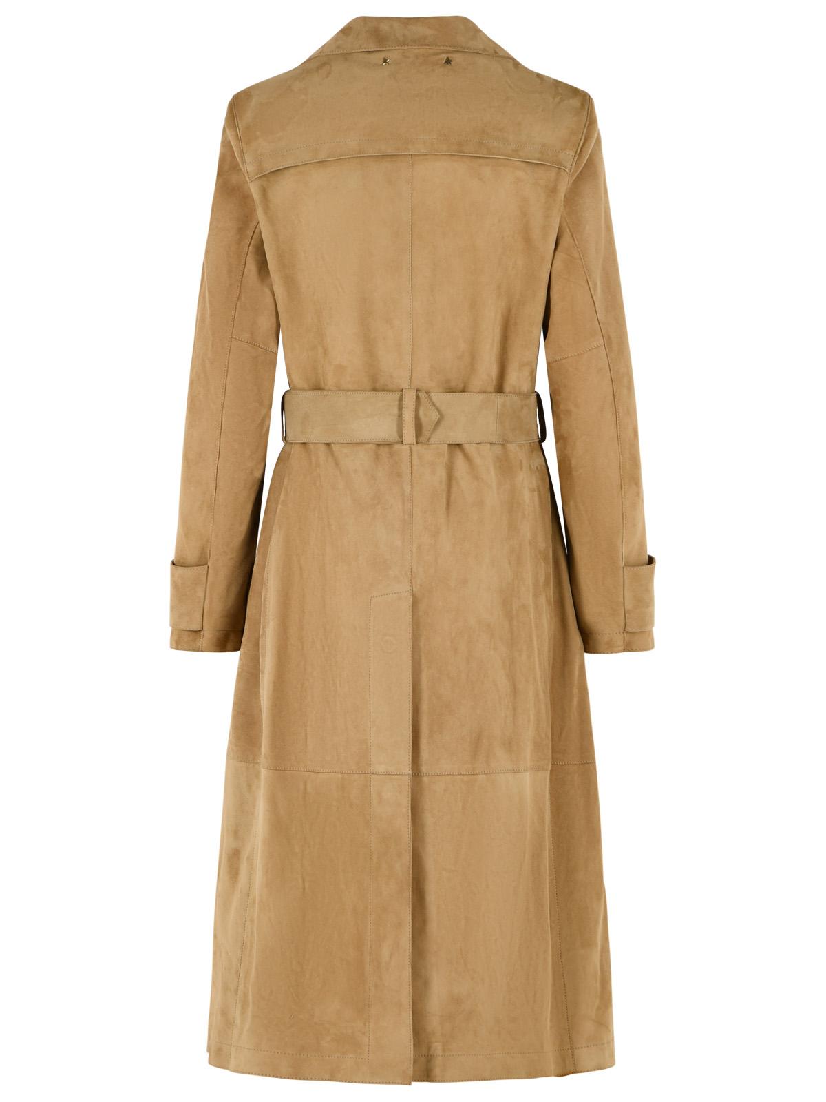 Golden Goose 'Peggy' Trech In Beige Suede Women GOLDEN GOOSE