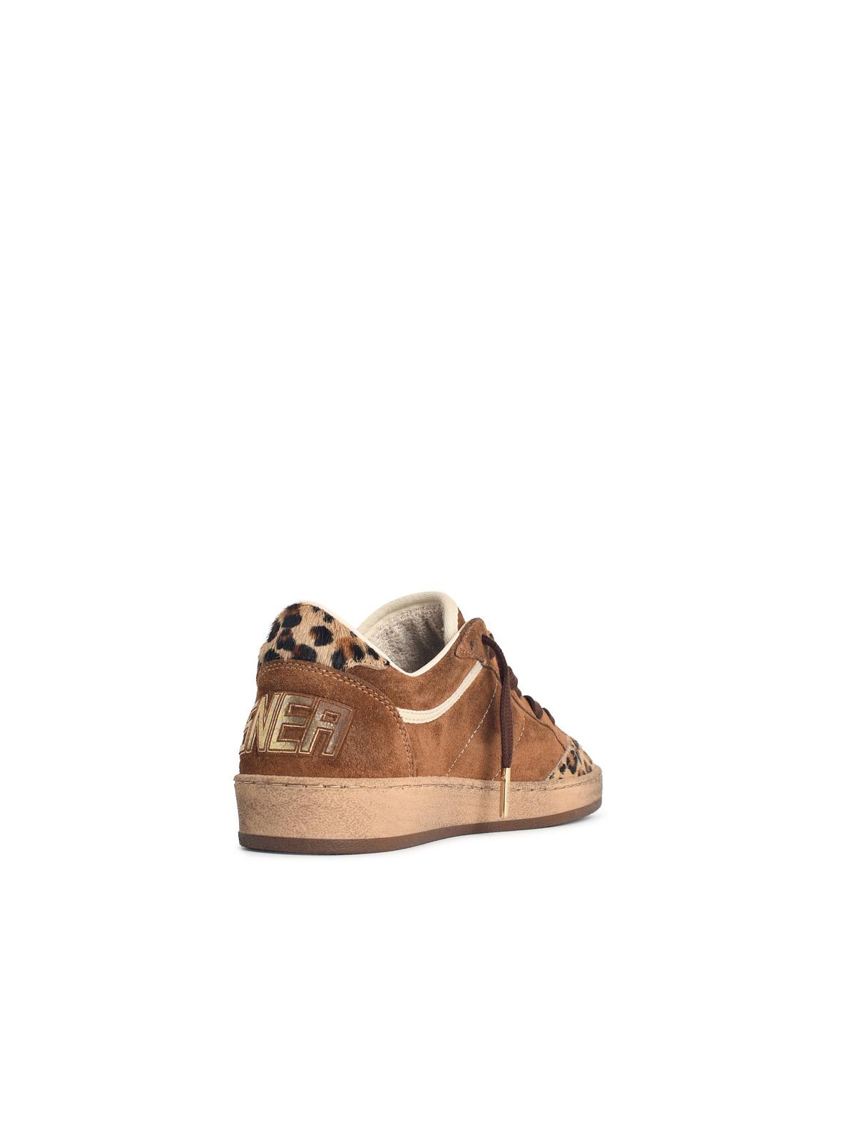 Golden Goose 'Ball Star' Brown Suede Sneakers Women GOLDEN GOOSE