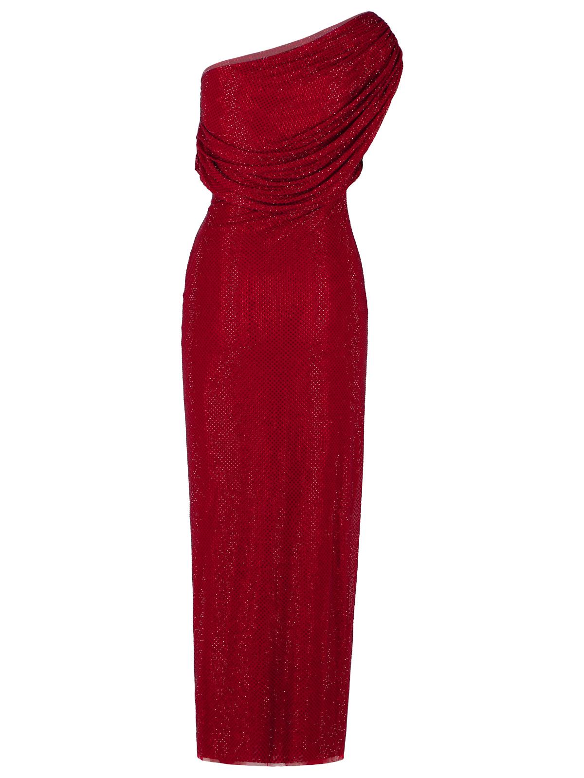 Self Portrait Burgundy Polyester Dress Women SELF-PORTRAIT