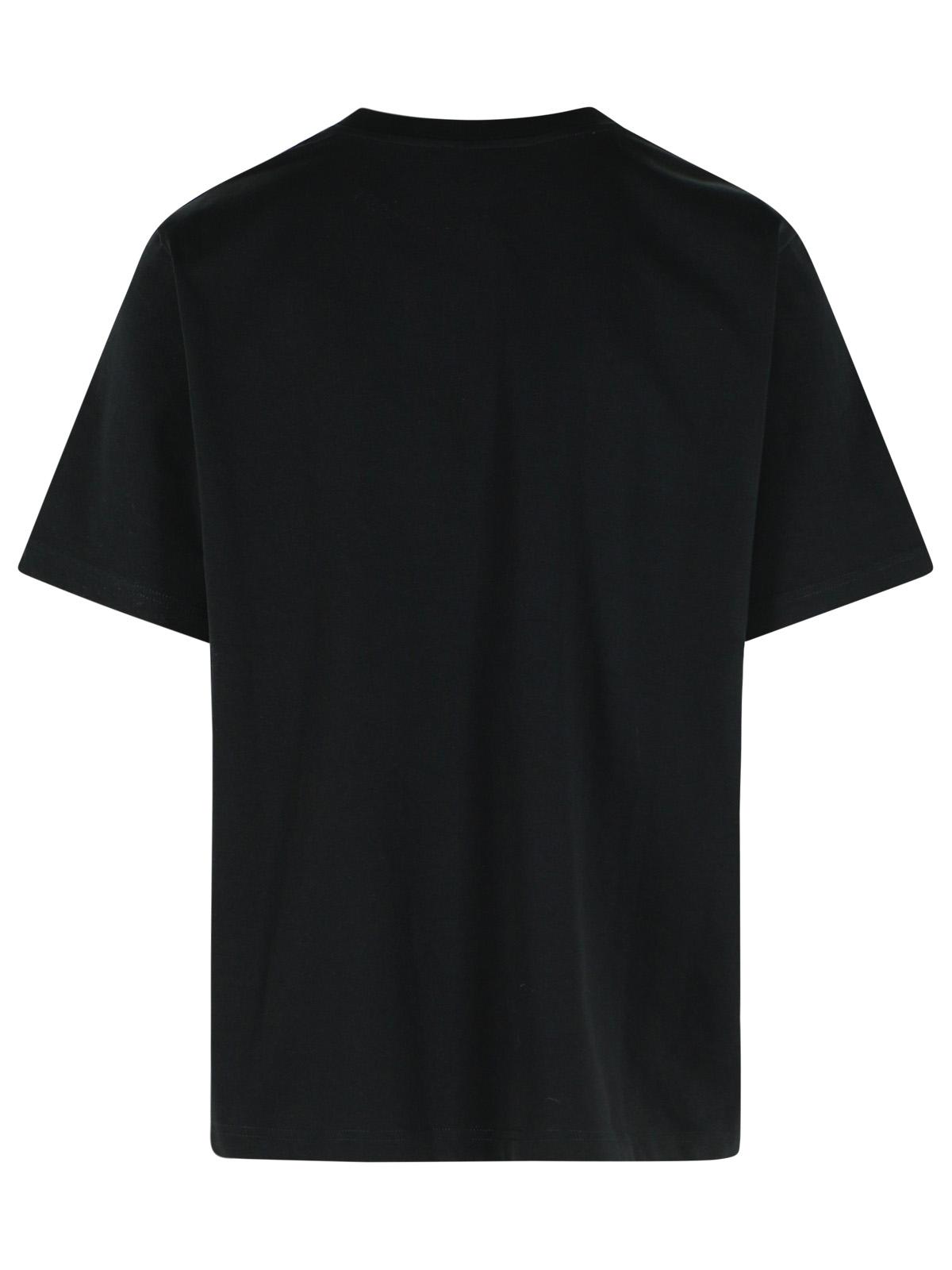 Casablanca 'Airbrush Mushroom' Black Cotton T-Shirt Men CASABLANCA