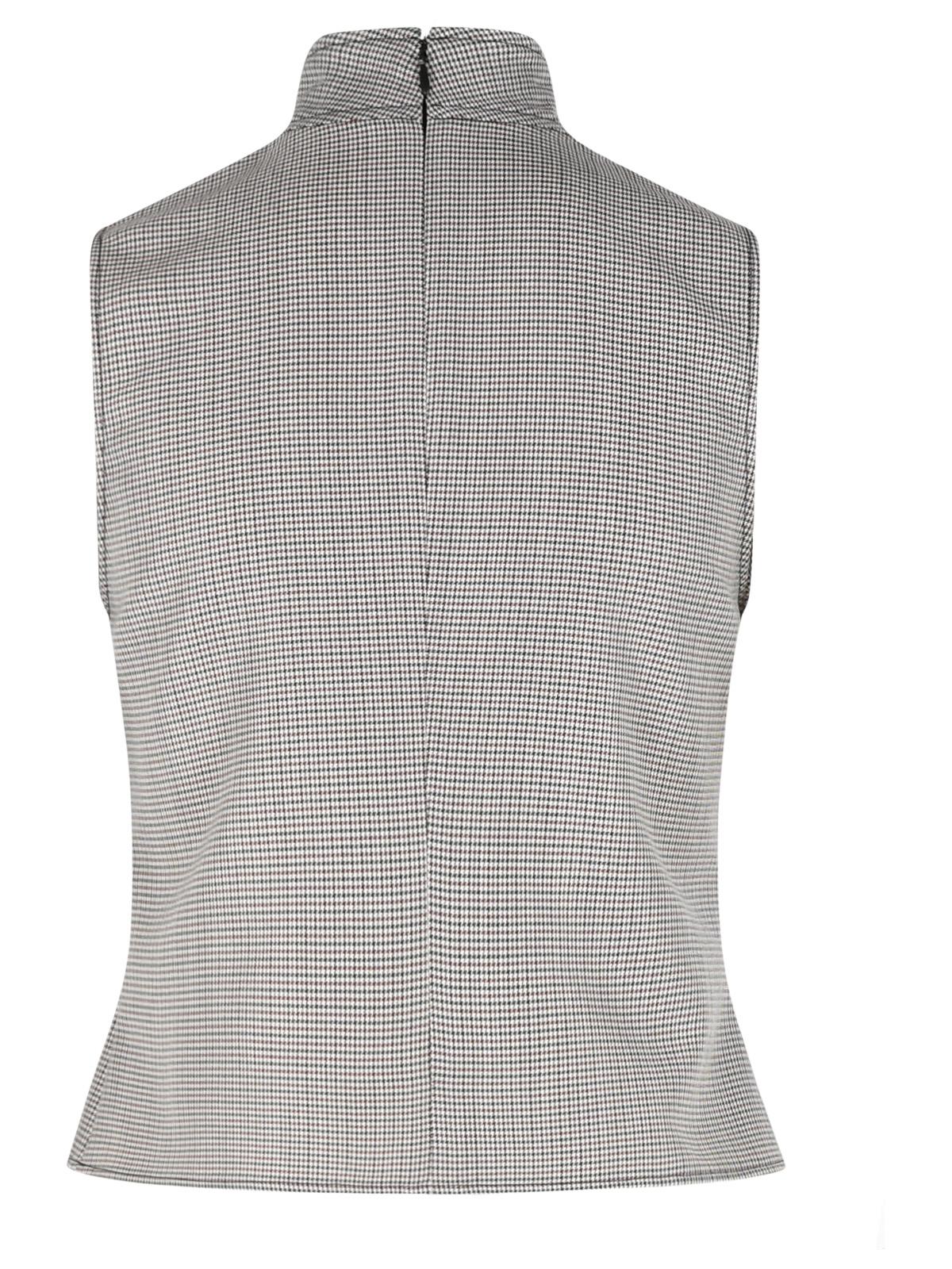 Courreges 'Buckle' Tank Top In Beige Wool Blend Women COURREGES