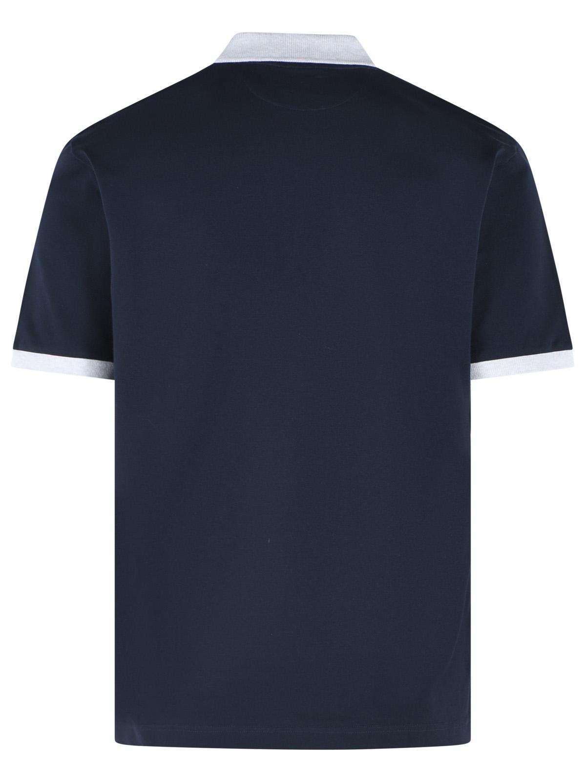 Eleventy Beige Cotton Polo Shirt Men ELEVENTY
