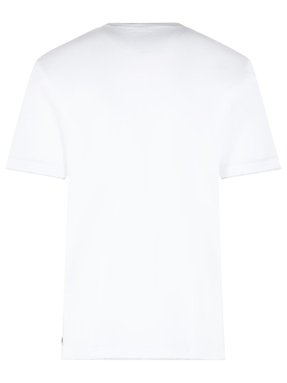 Eleventy White Cotton T-Shirt Men ELEVENTY
