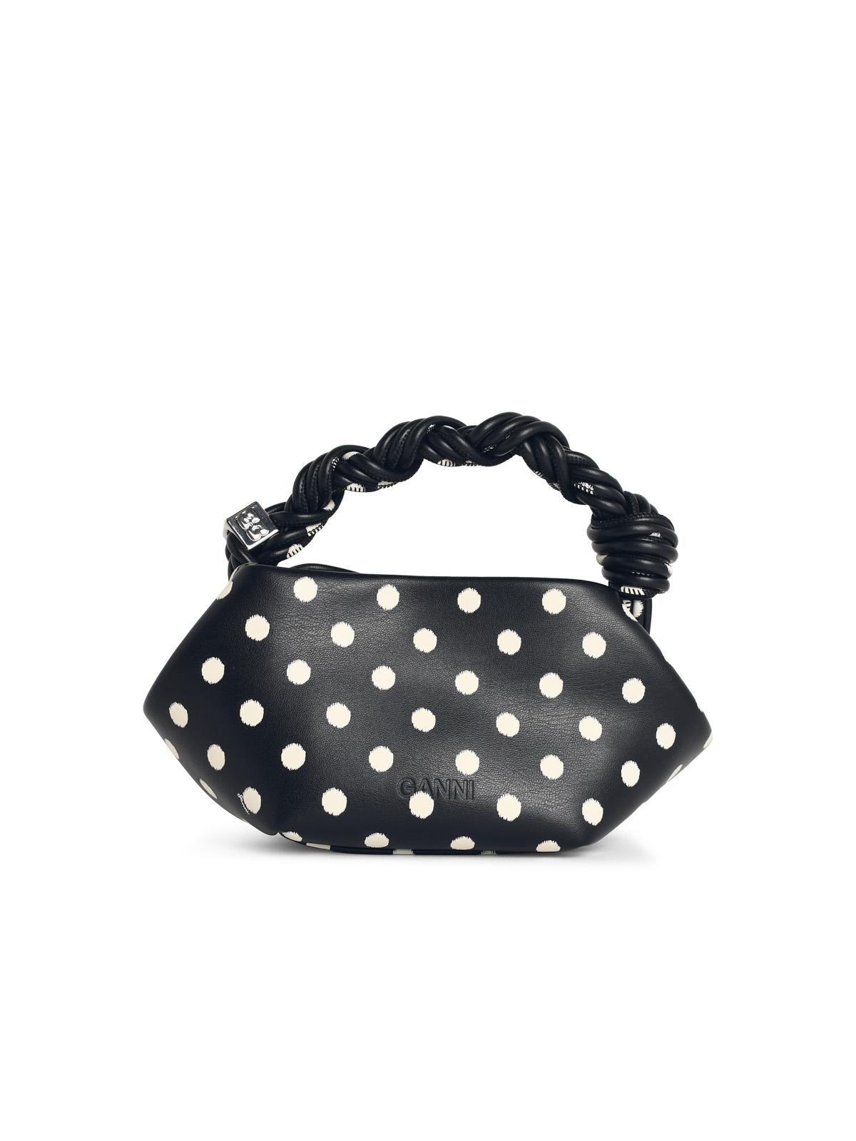 Ganni 'Bou' Mini Bag In Black Leather Women GANNI