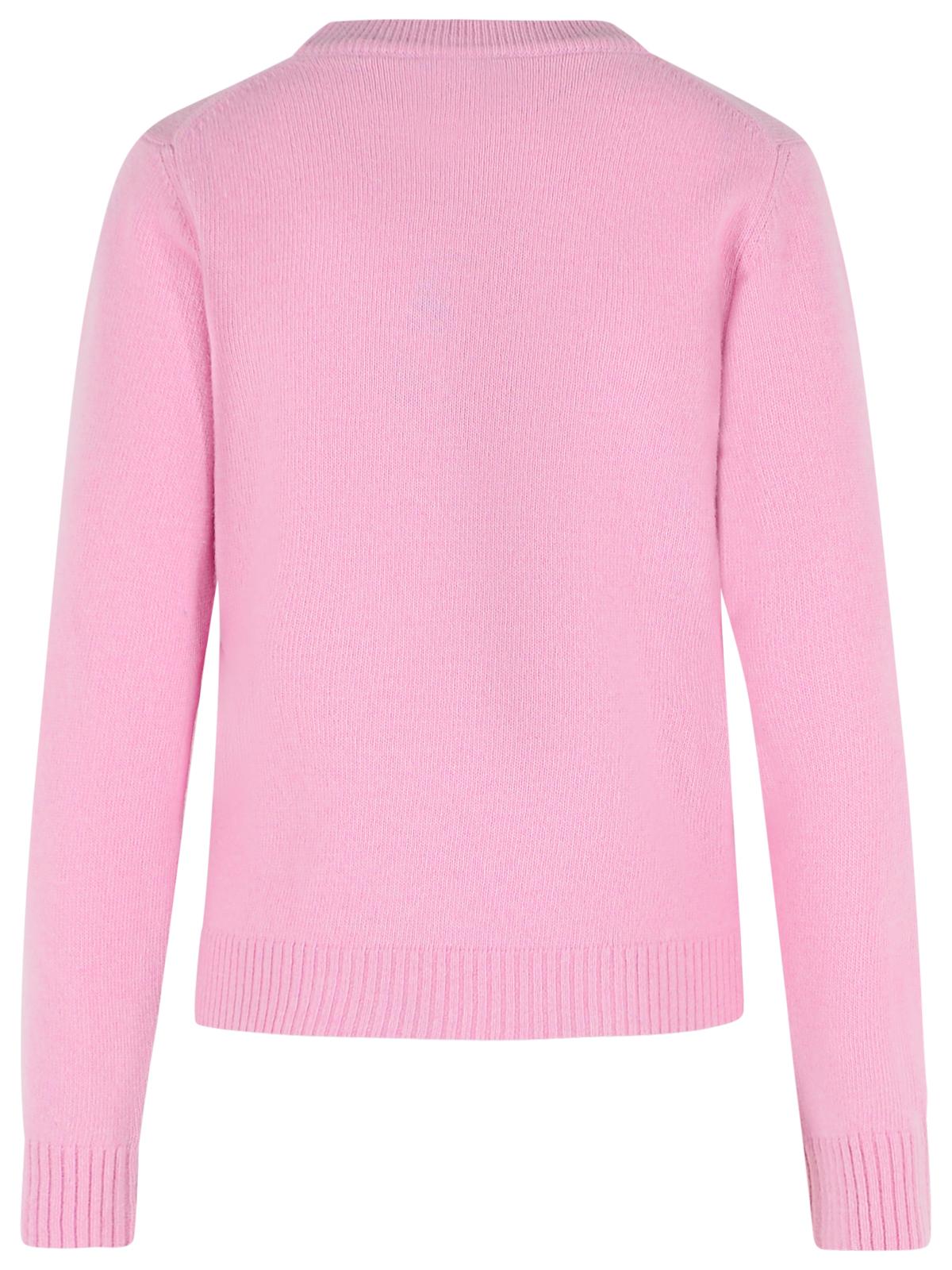 Ganni Pink Wool Blend Sweater Women GANNI
