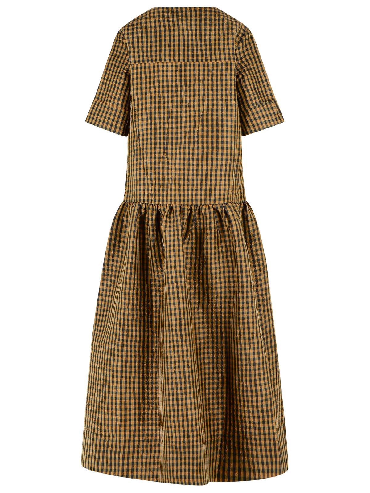 Ganni Two-Tone Polyester Dress Women GANNI