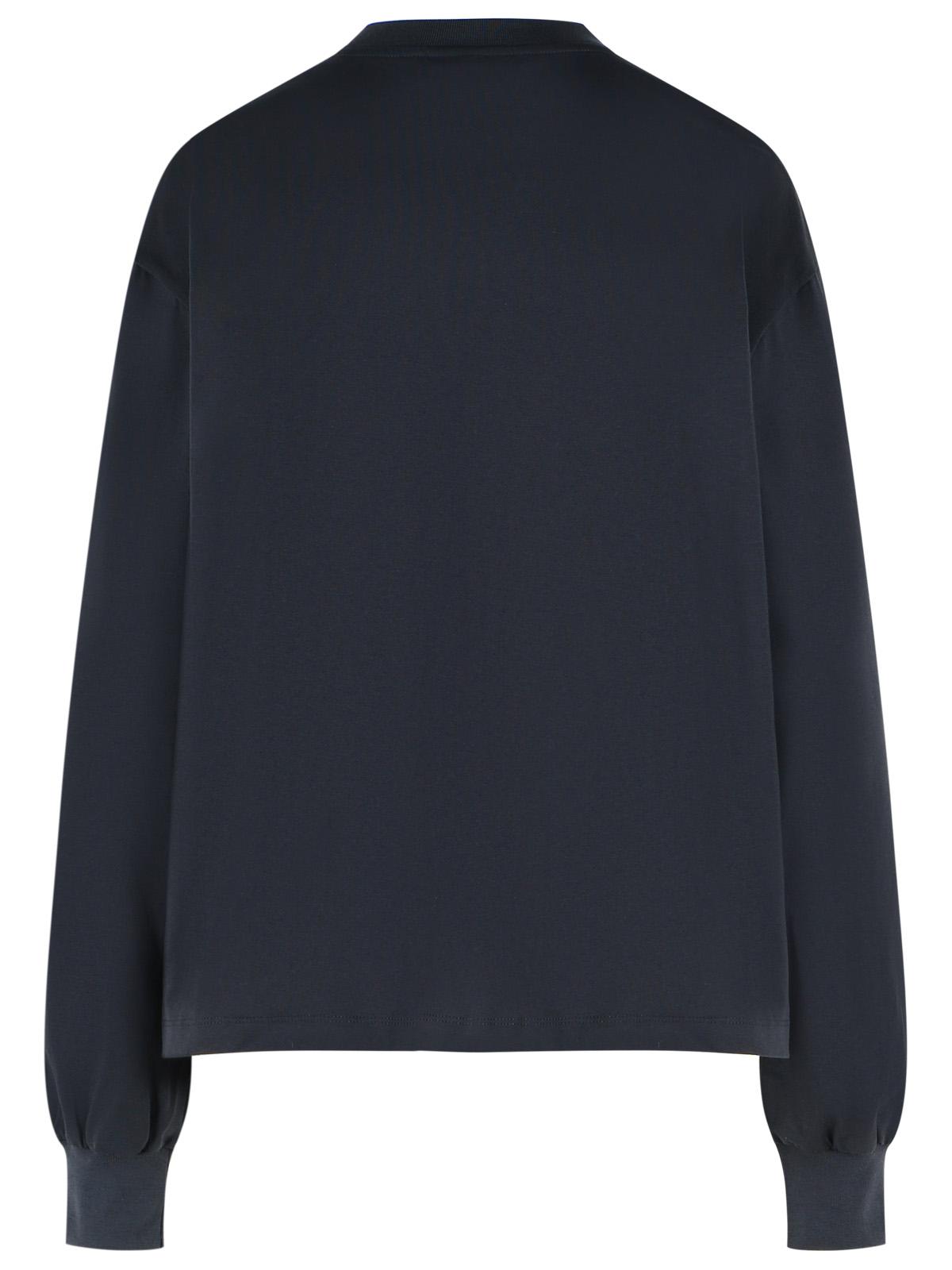 Ganni Gray Cotton Sweater Women GANNI