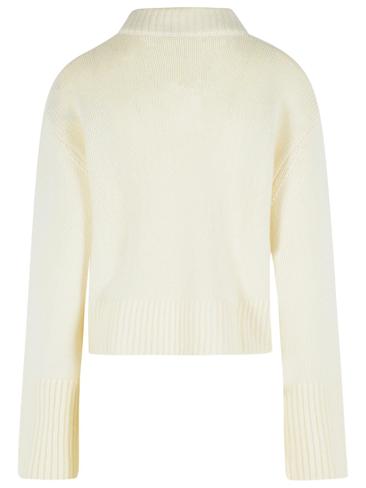 Lisa Yang 'Sony' Cream Cashmere Sweater Women LISA YANG