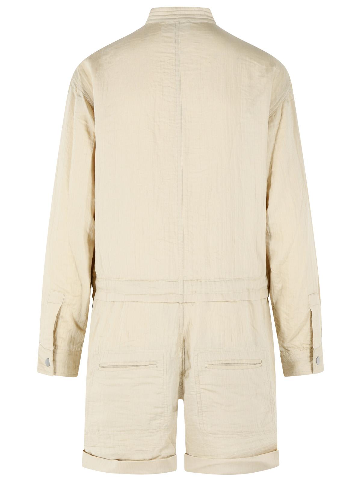 Isabel Marant Etoile 'Betyna' One-Piece Jumpsuit In Beige Cotton Blend Women