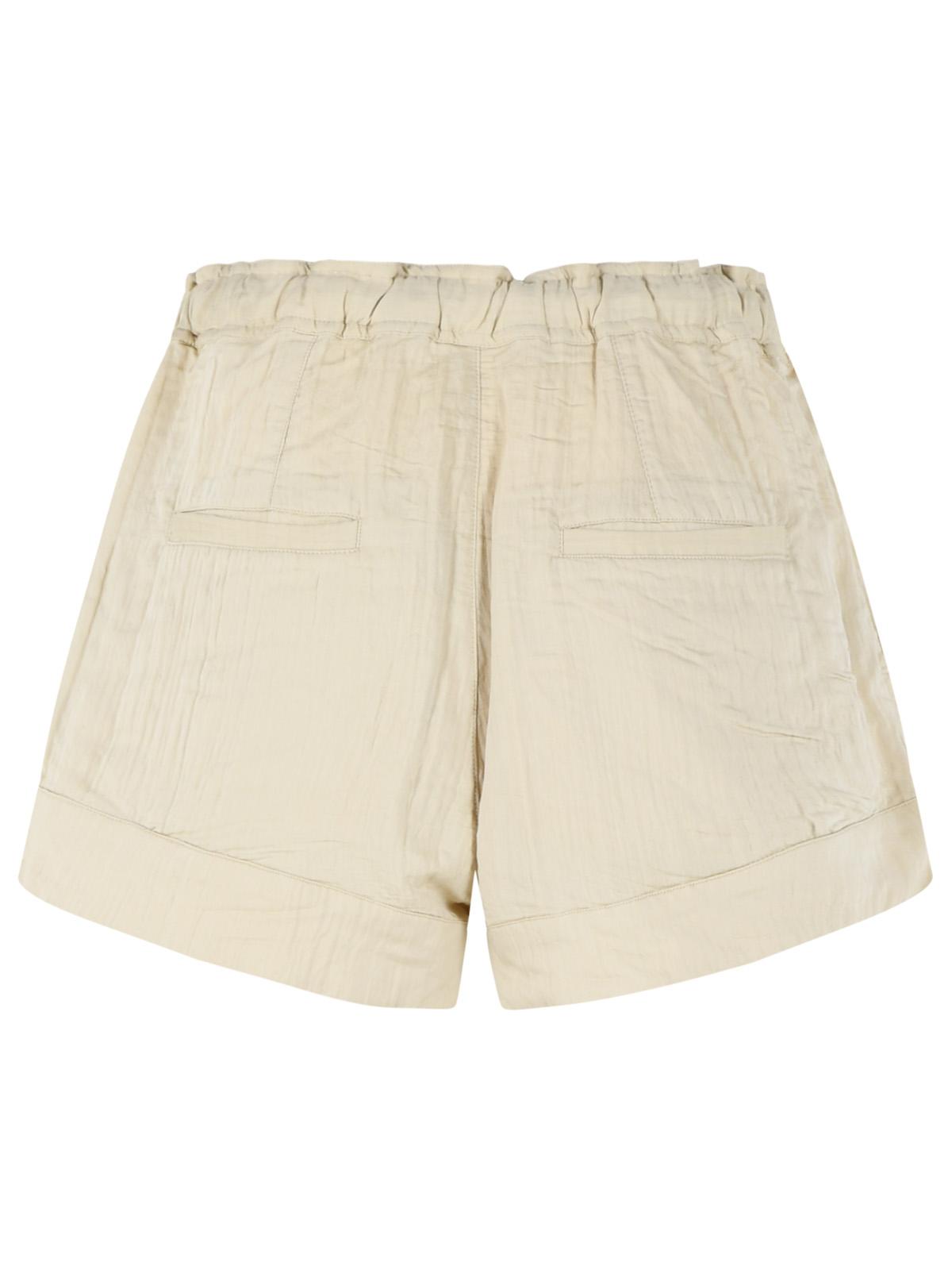 Isabel Marant Etoile 'Birva' Shorts In Beige Cotton Blend Women