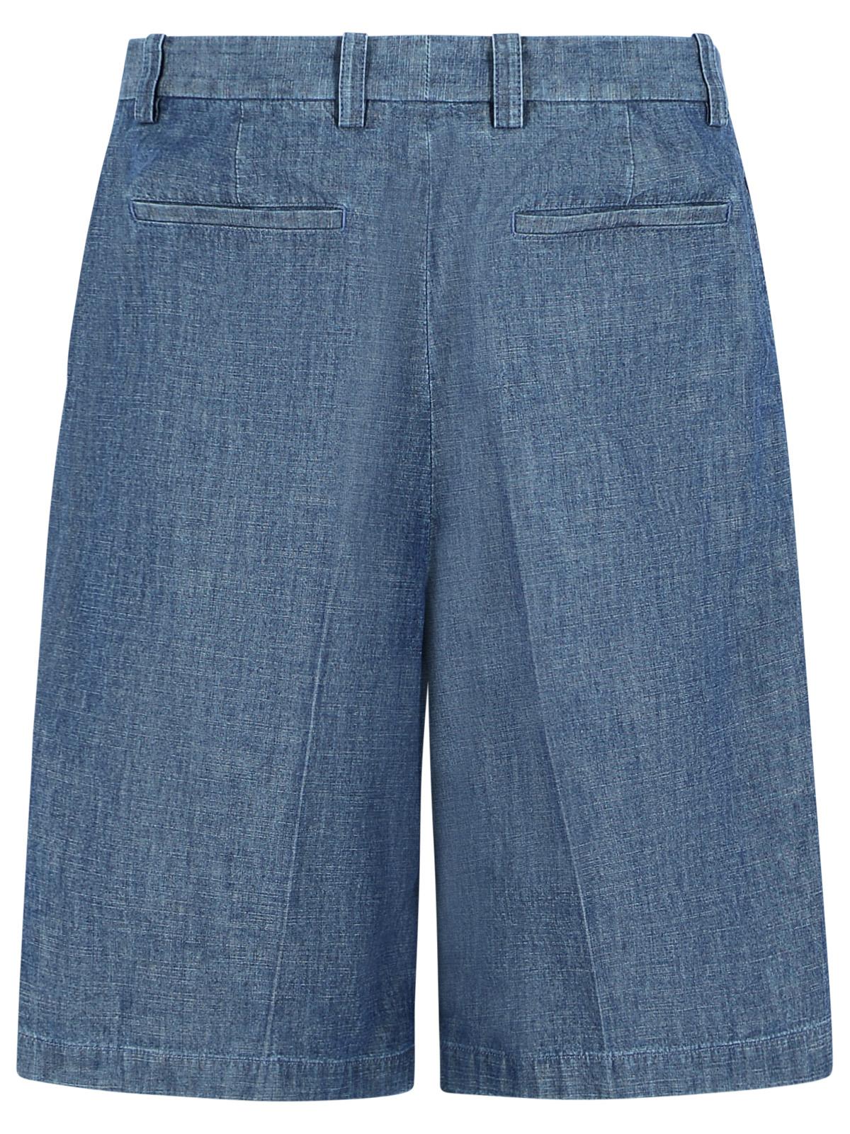 Jil Sander Blue Cotton Bermuda Shorts Men JIL SANDER