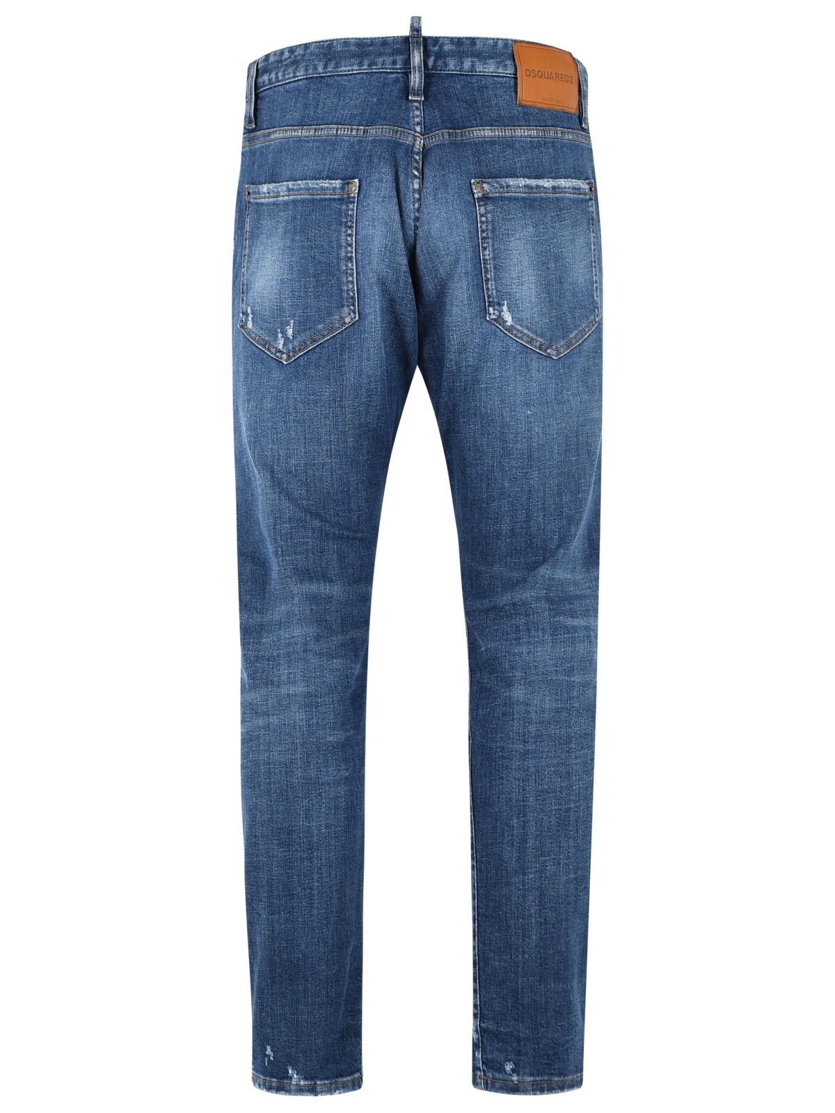 Dsquared2 'Twst' Blue Cotton Jeans Men DSQUARED2
