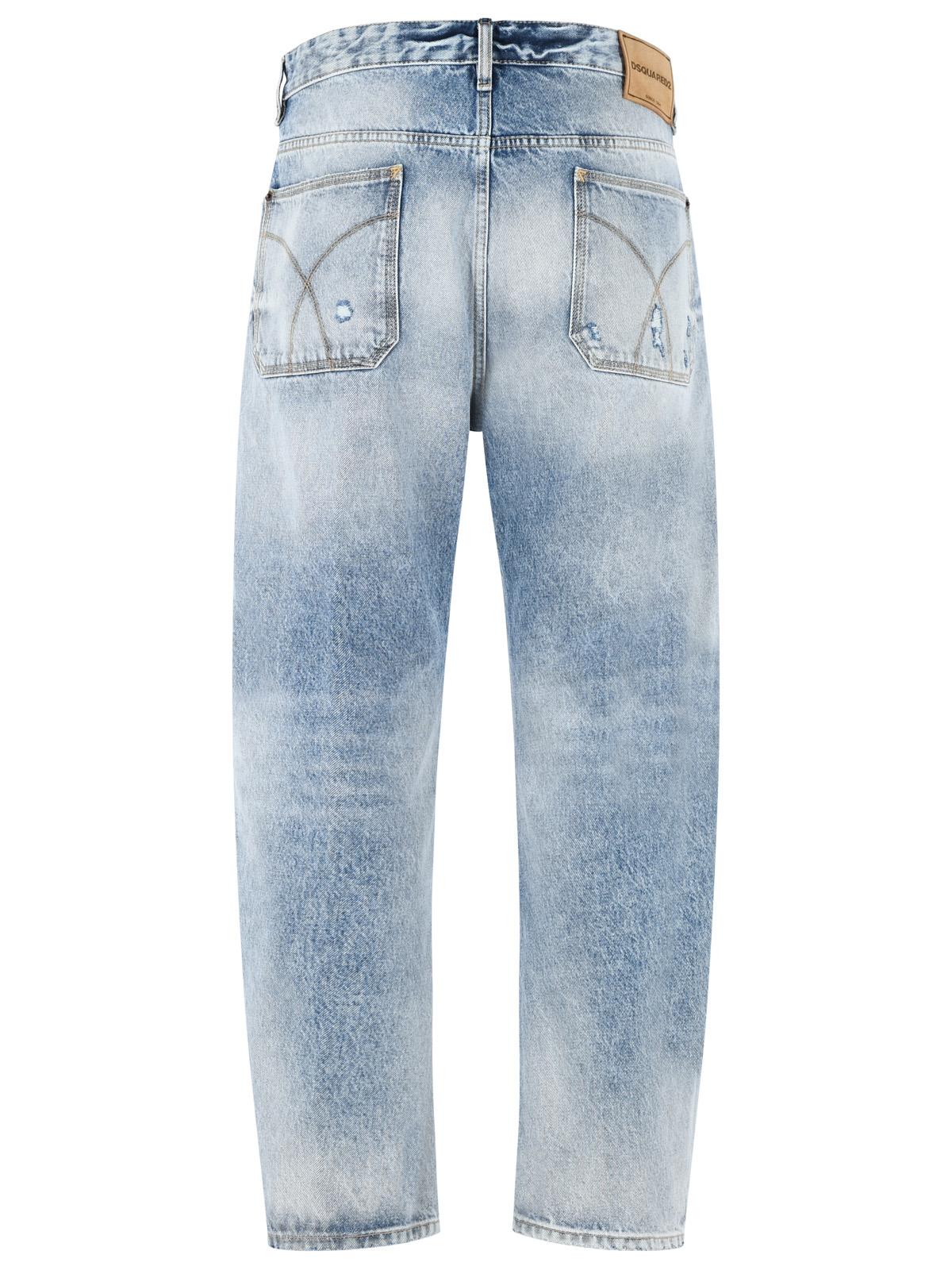 Dsquared2 'Bro' Light Blue Cotton Jeans Men DSQUARED2