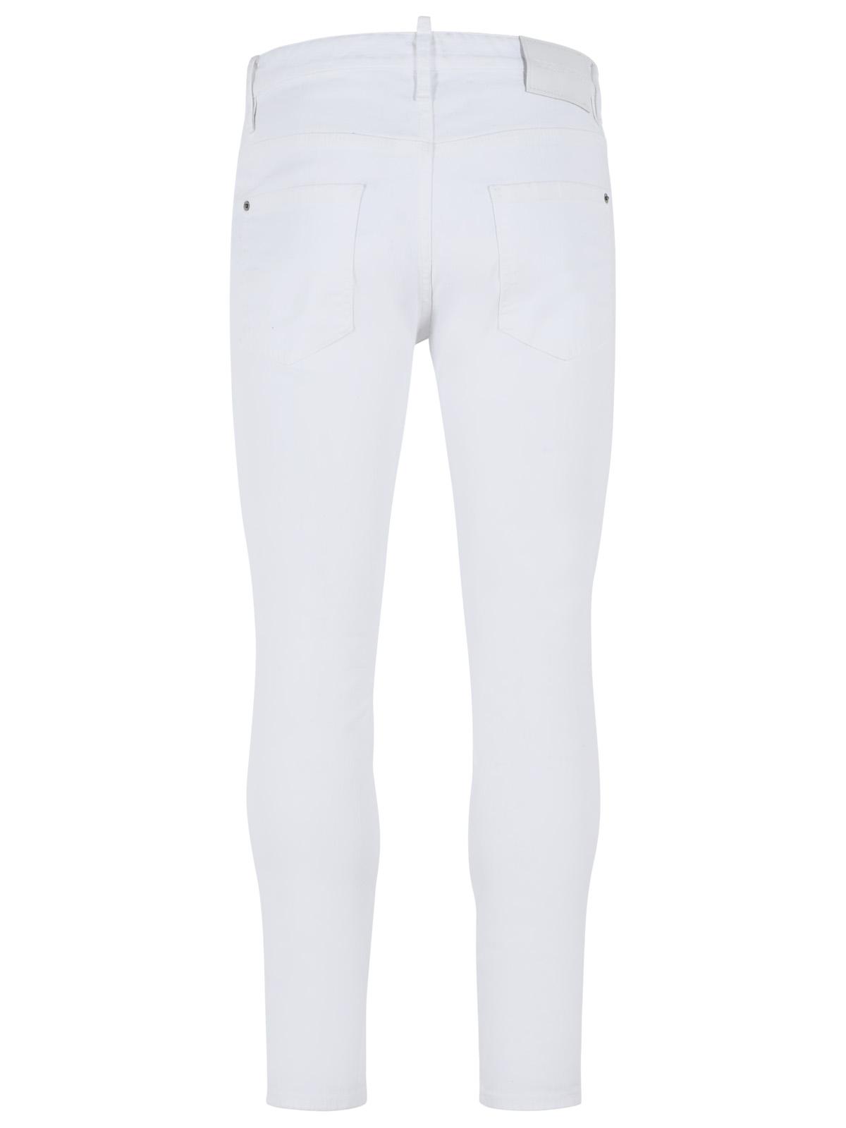 Dsquared2 White Cotton Jeans Men DSQUARED2