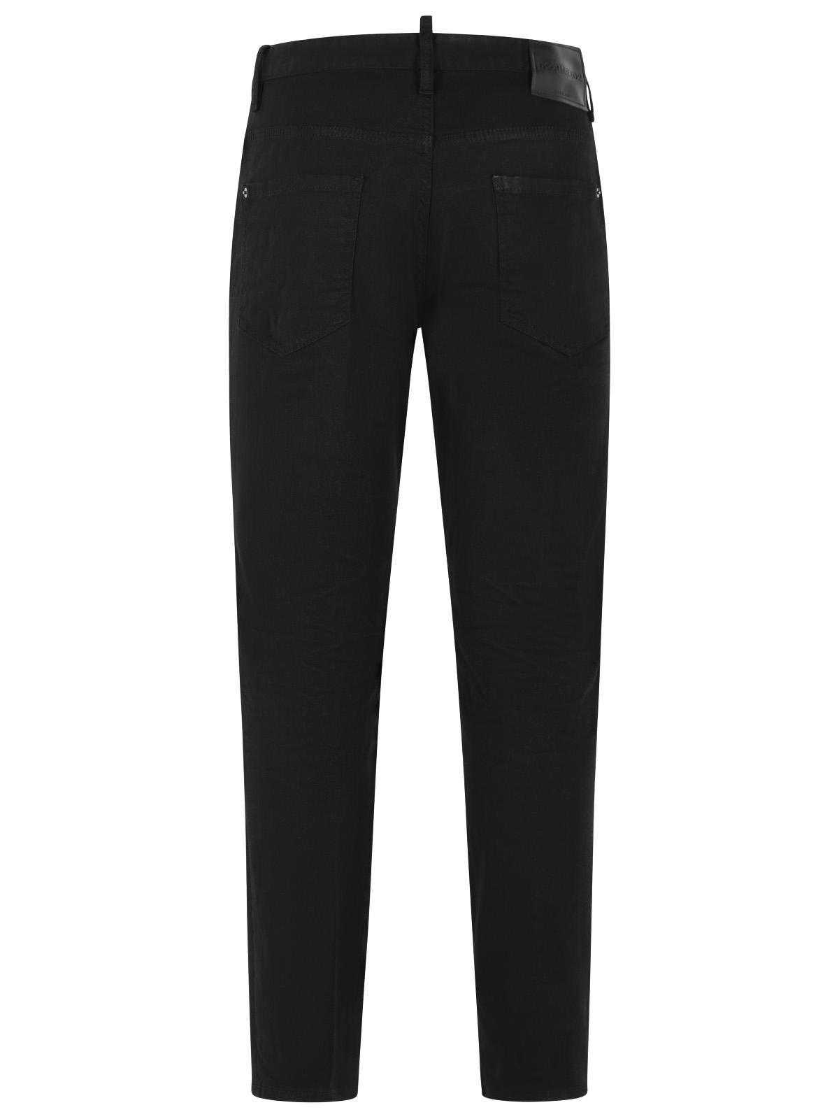 Dsquared2 'Skater' Black Cotton Jeans Men DSQUARED2