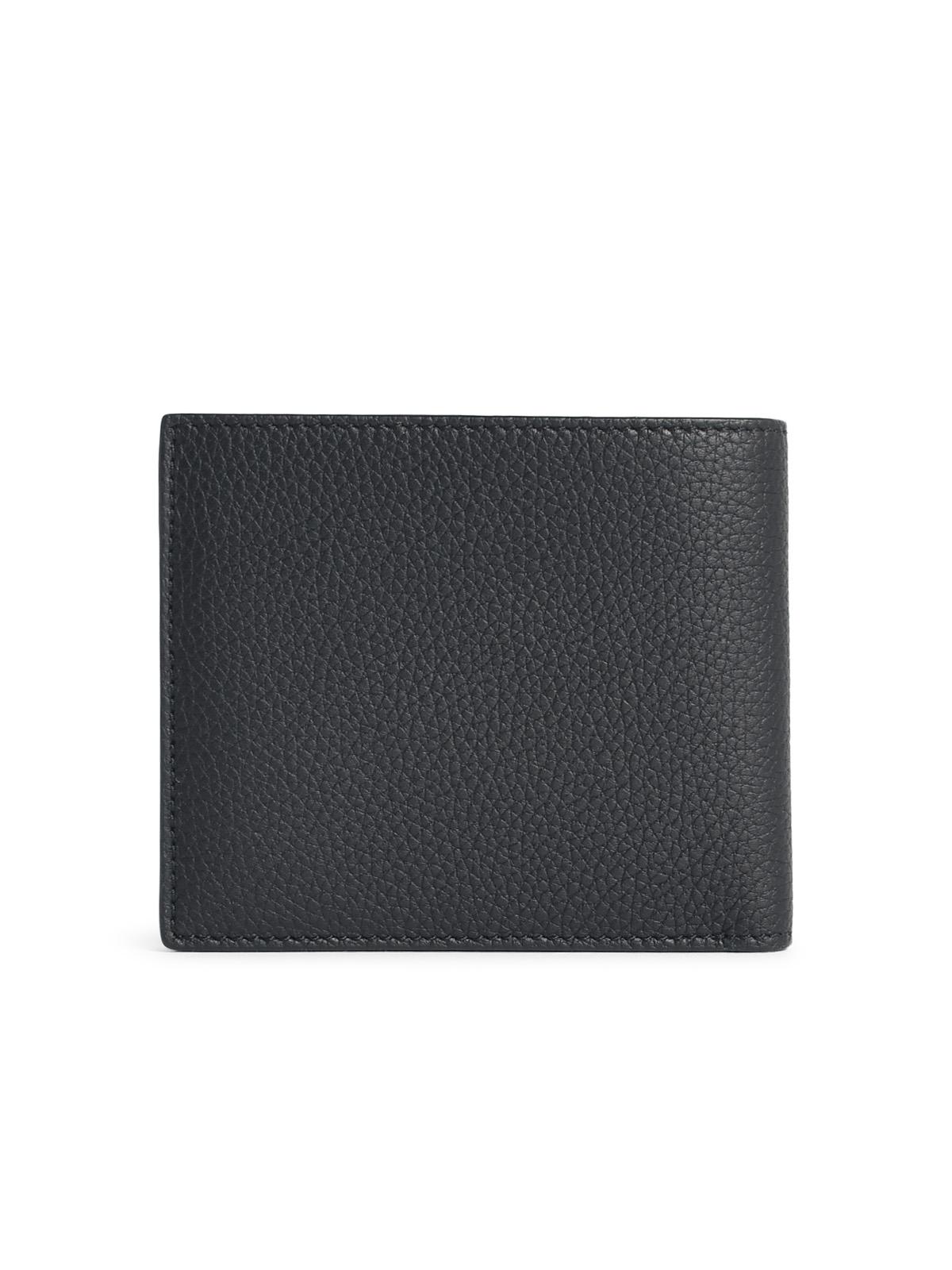 Tom Ford Black Leather Wallet Men TOM FORD