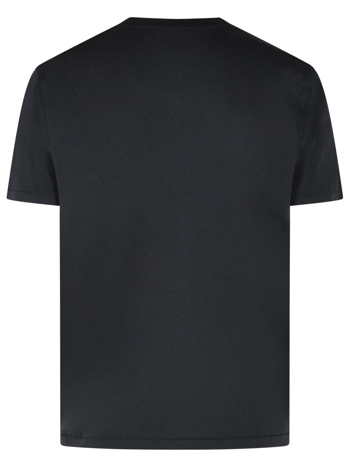 Tom Ford Black Cotton Blend T-Shirt Men TOM FORD