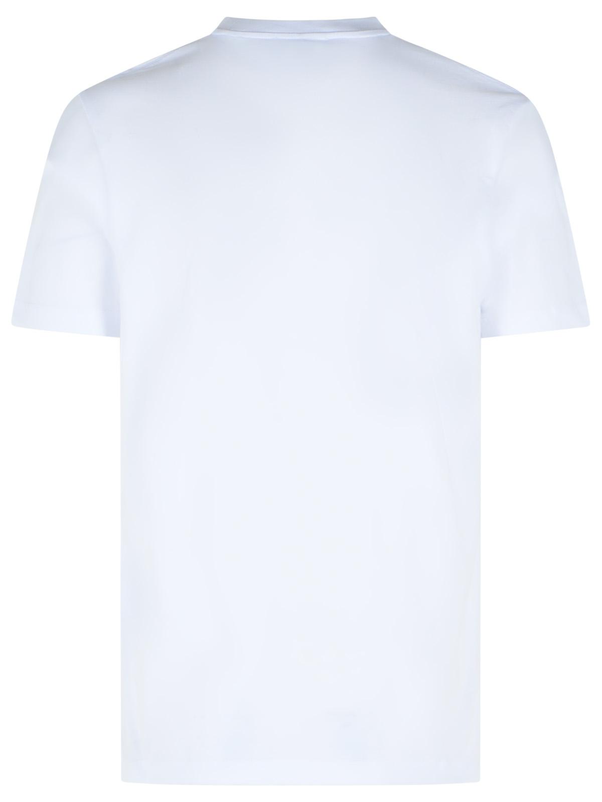 Versace White Cotton T-Shirt Men VERSACE
