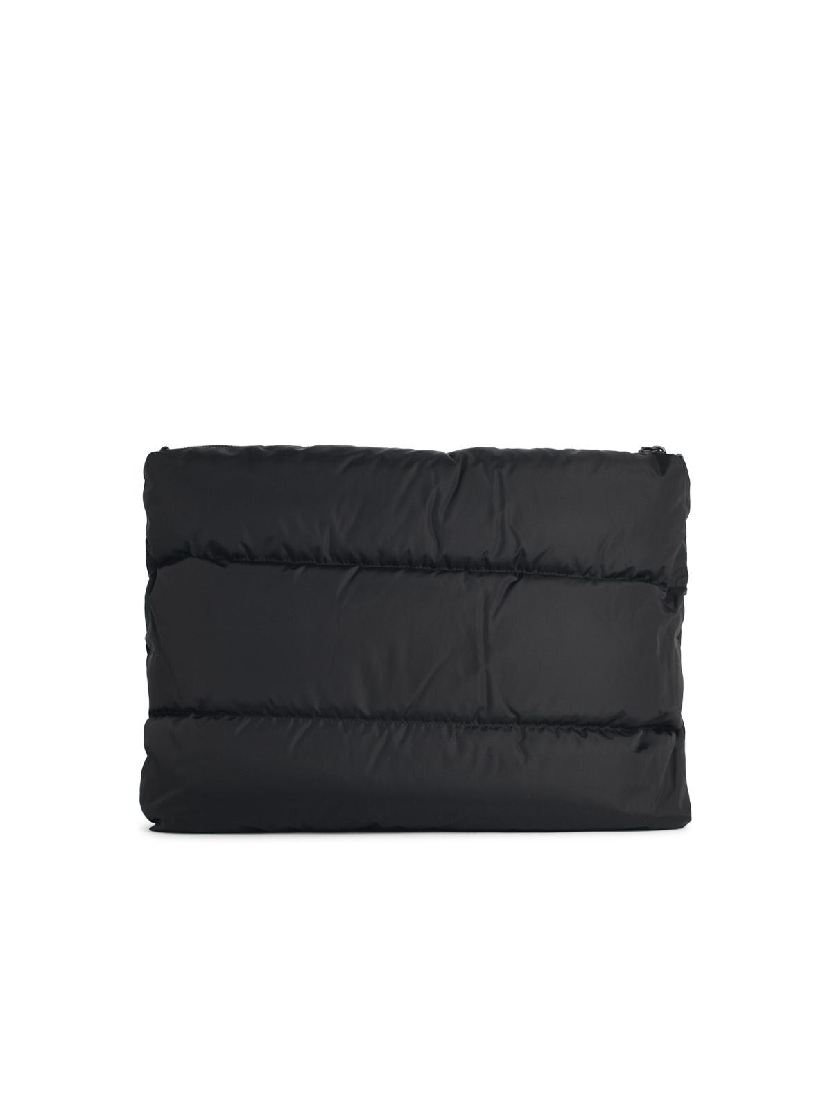 Moncler 'Caradoc' Water-Repellent Computer Case In Black Polyamide Men MONCLER