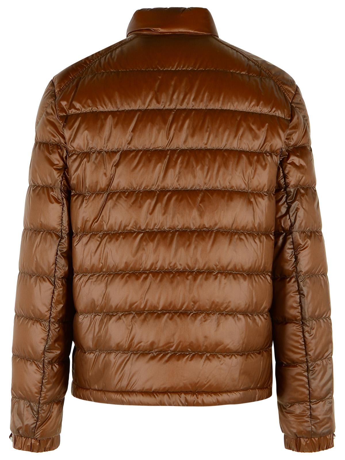 Moncler 'Selves' Short Brown Polyamide Down Jacket Men MONCLER