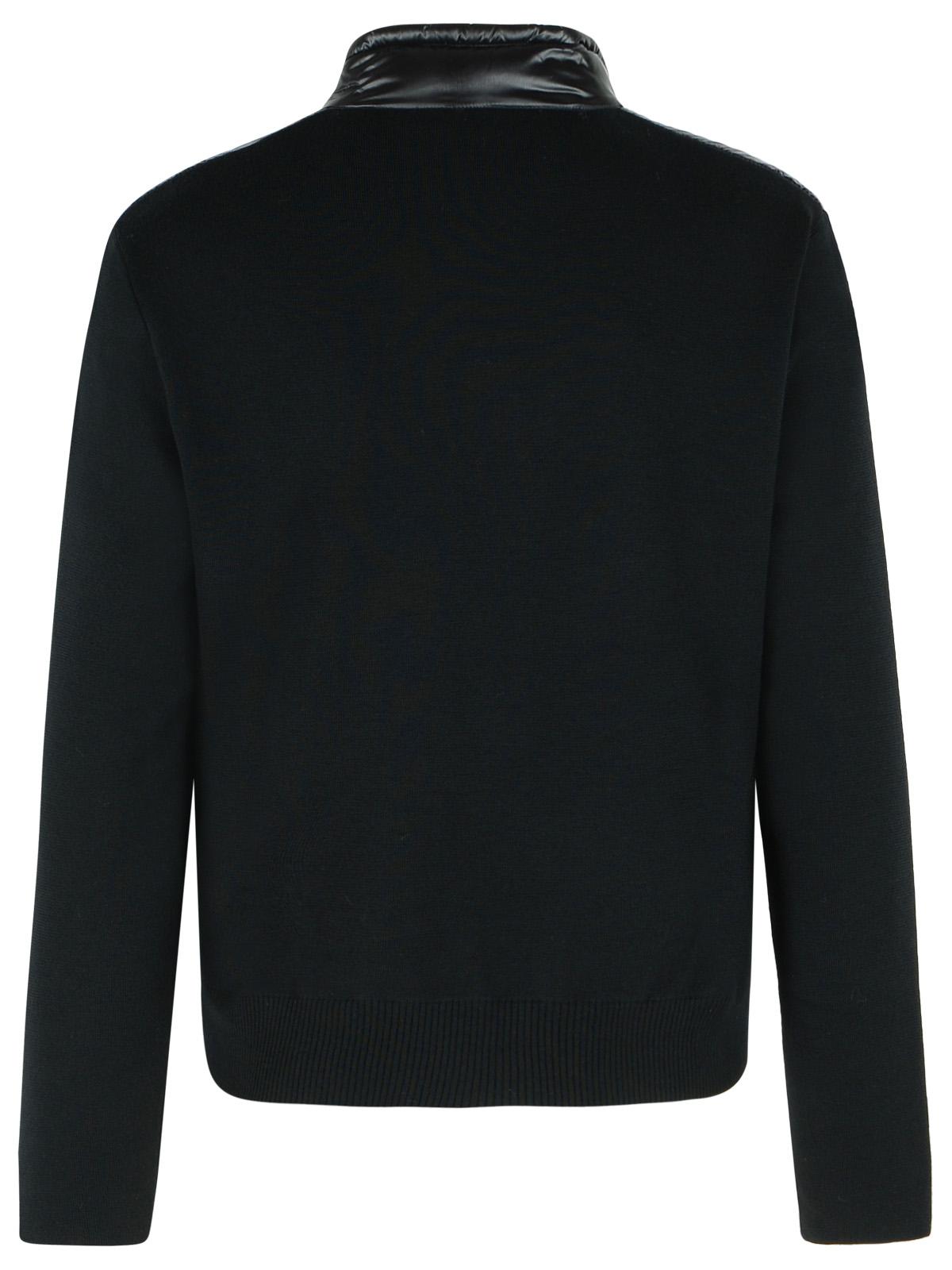 Moncler Padded Wool Cardigan With Black Zip Men MONCLER