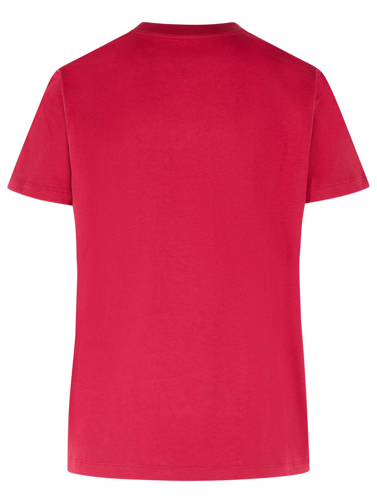 Moncler Cherry Pink Cotton T-Shirt Women MONCLER