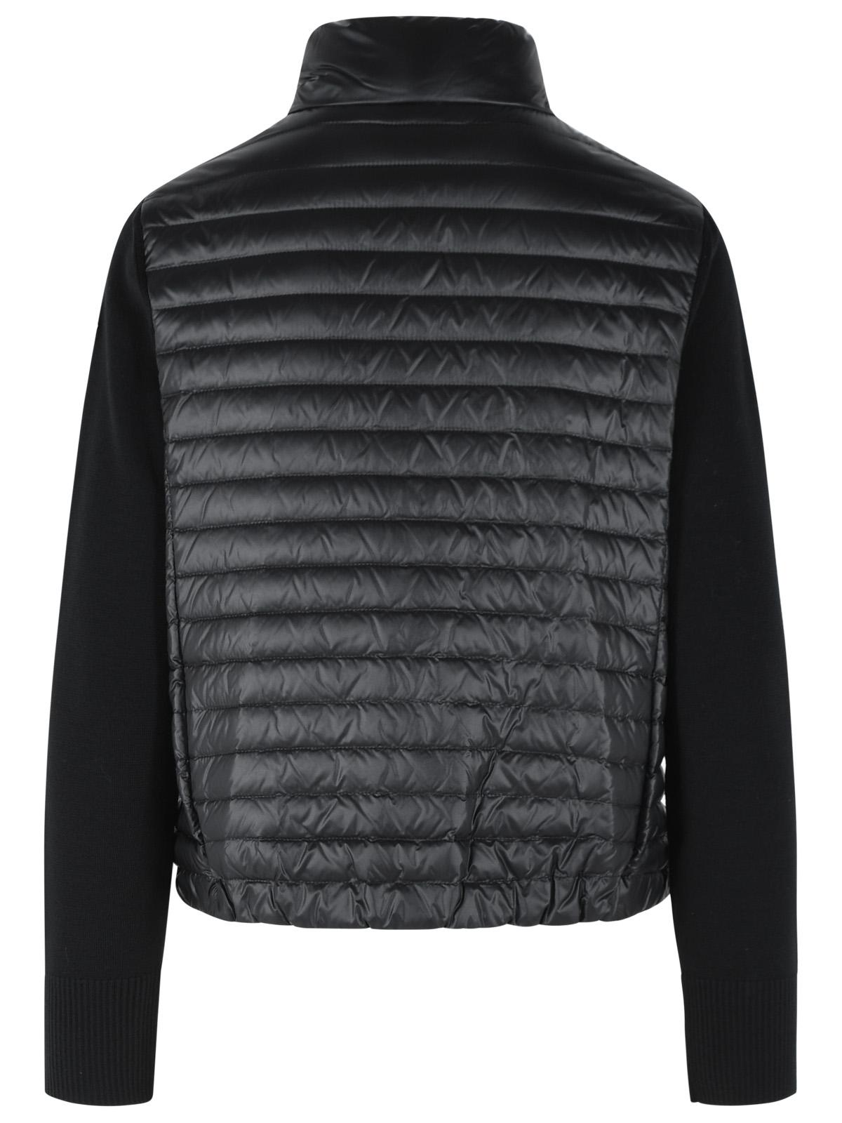 Moncler Padded Virgin Wool Cardigan With Black Zip Women MONCLER