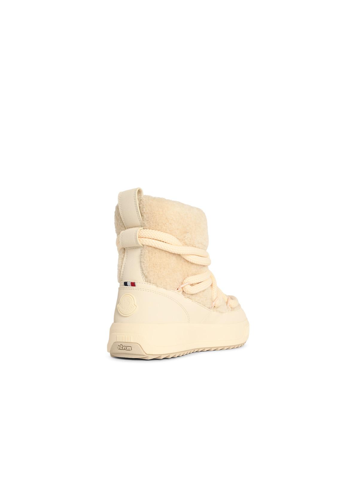 Moncler 'Moncler Altive Mid' Snow Boots In Light Beige 'Teddy' Women MONCLER