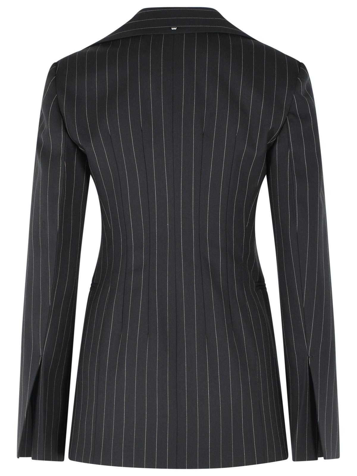 Sportmax 'Rive' Tight Blazer In Black Virgin Wool Blend Women SPORTMAX