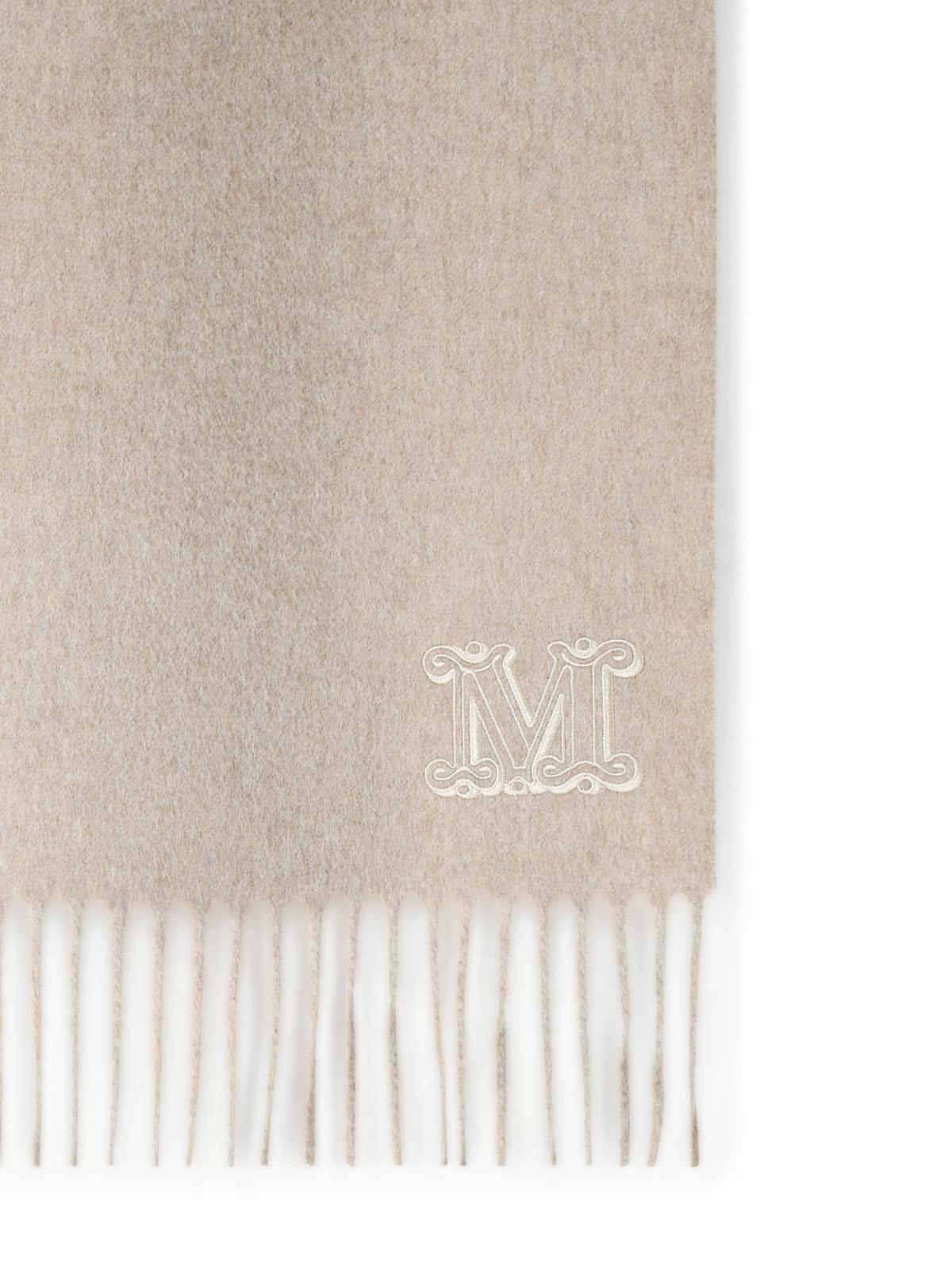Max Mara 'Wsdalia' Sand Cashmere Scarf Women MAX MARA