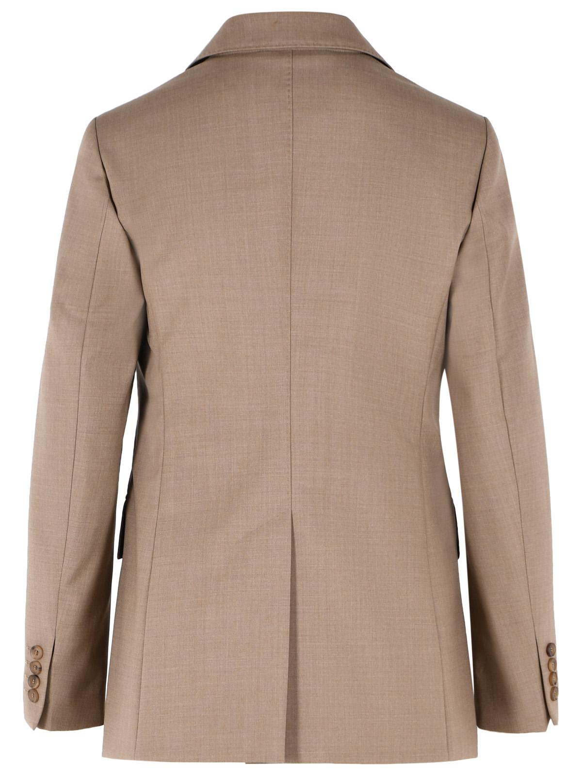 Max Mara 'Circense' Single-Breasted Blazer In Hazelnut Virgin Wool Tela Women MAX MARA