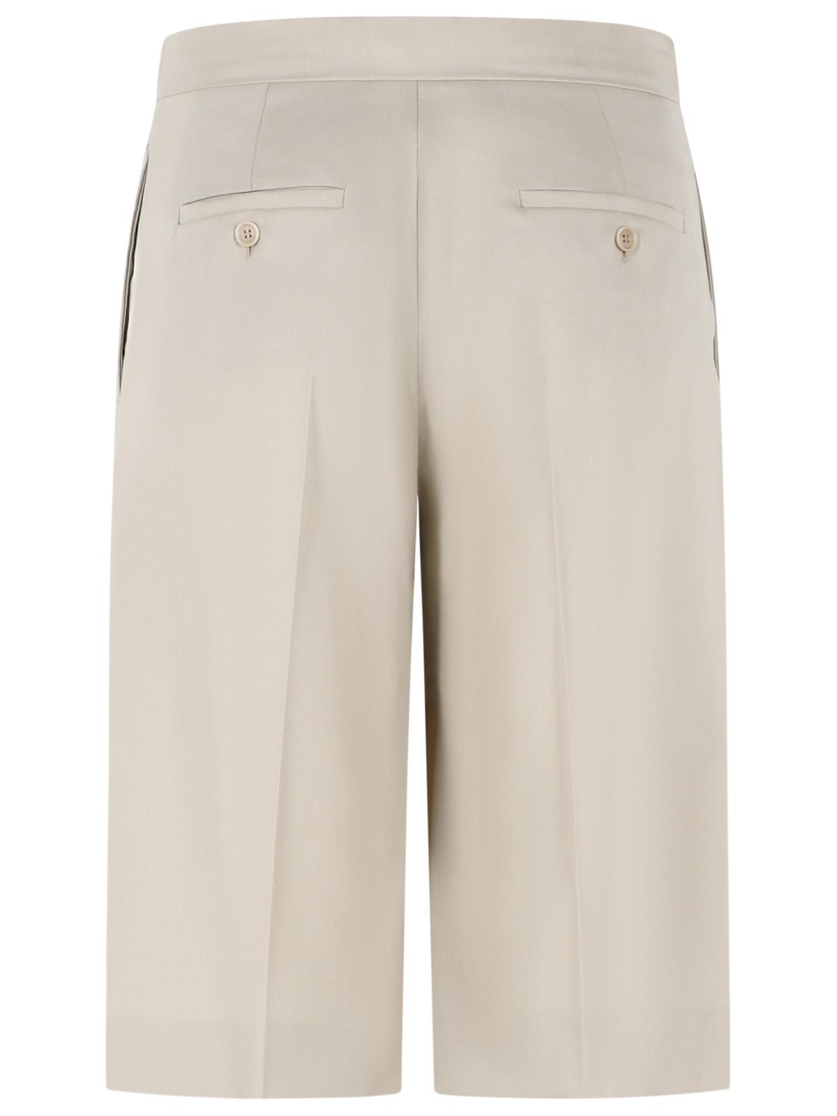 Max Mara 'Umile' Bermuda Shorts In Wool, Mohair And Sand Silk Tela Women MAX MARA