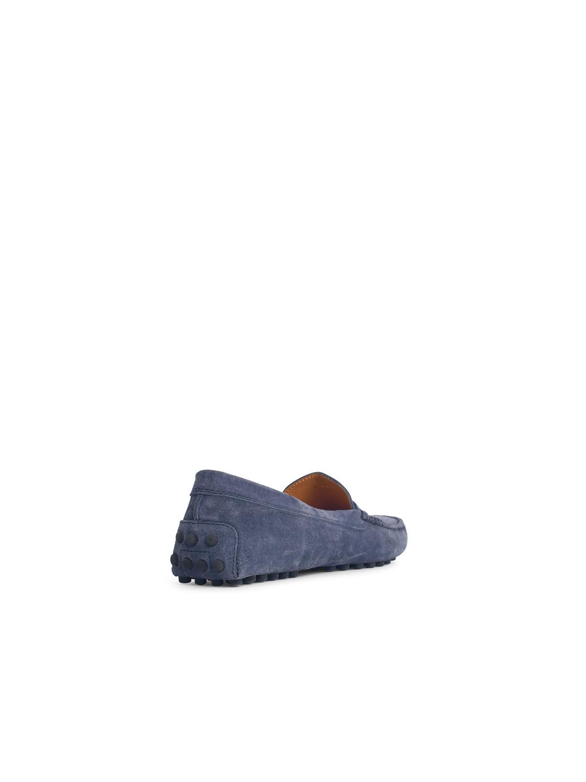 Tod's 'Gommino' Blue Suede Loafers Women TOD'S
