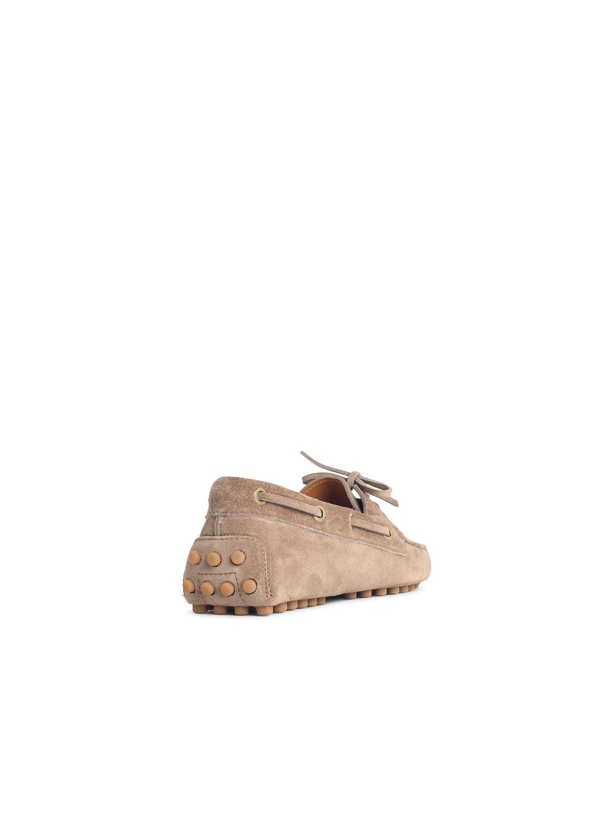 Tod's 'Gommino' Boat Loafers In Brown Suede Women TOD'S