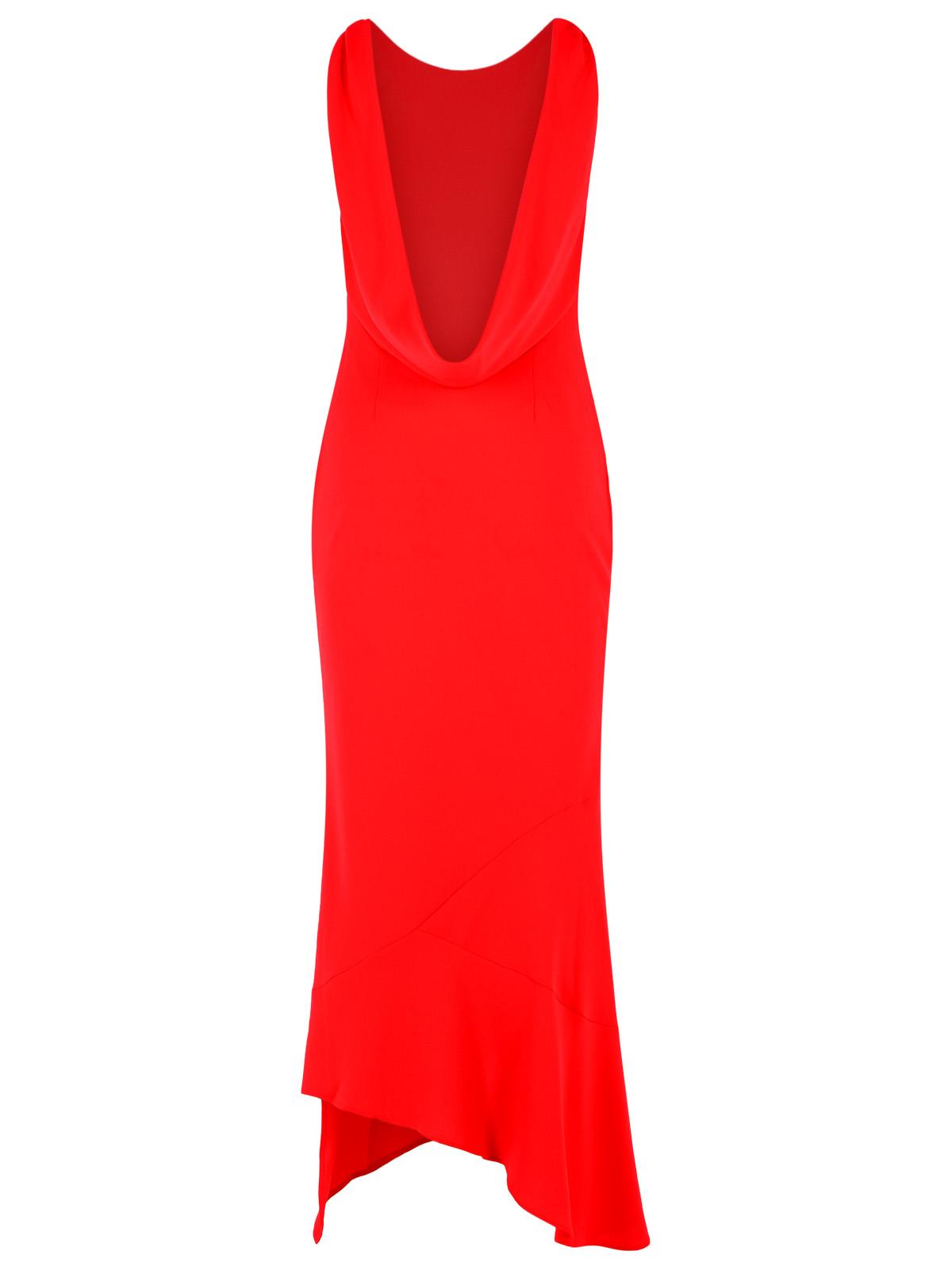 The Andamane 'Carmen' Red Polyester Dress Women THE ANDAMANE