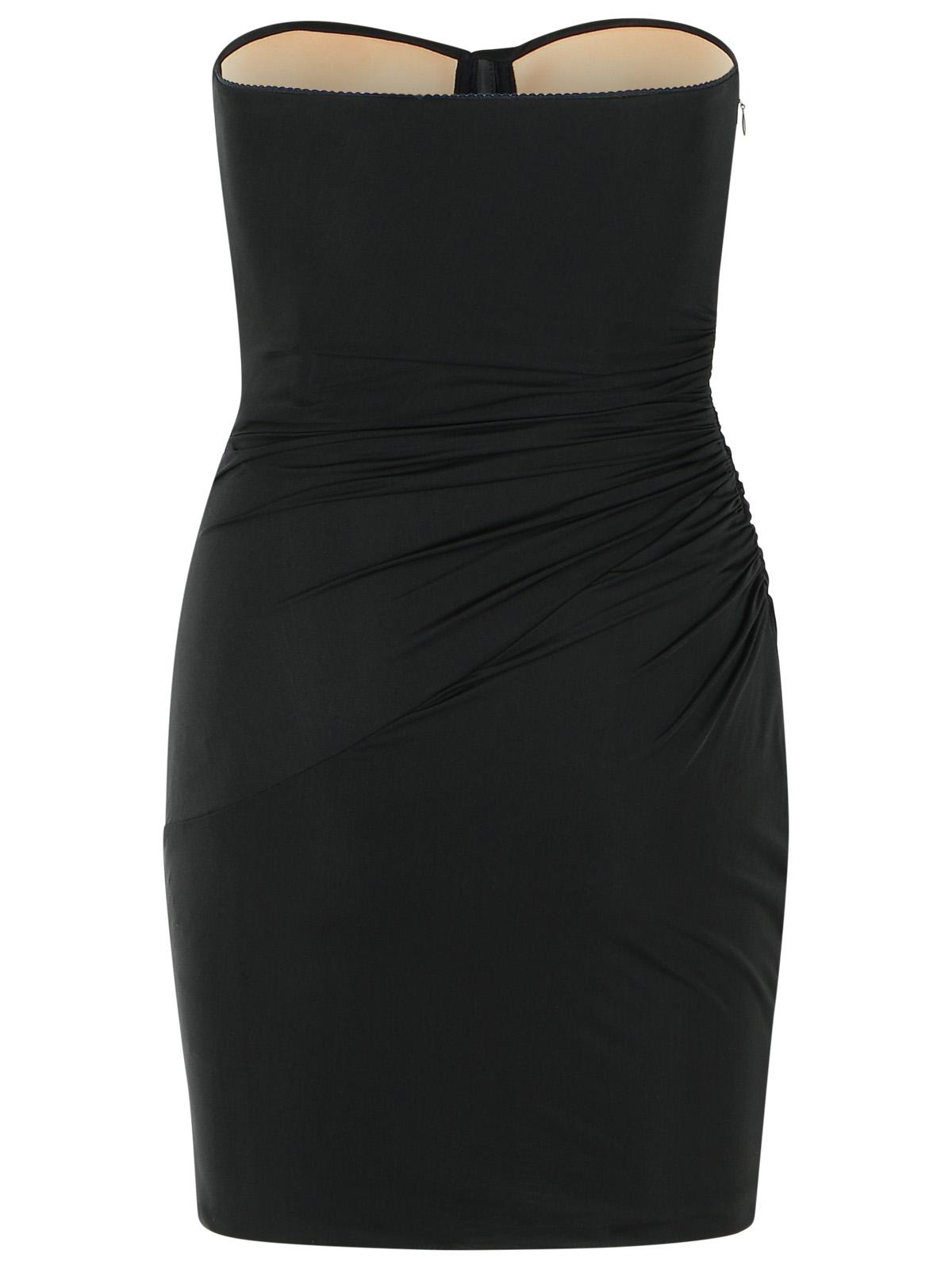 Blumarine Black Stretch Nylon Dress Women BLUMARINE