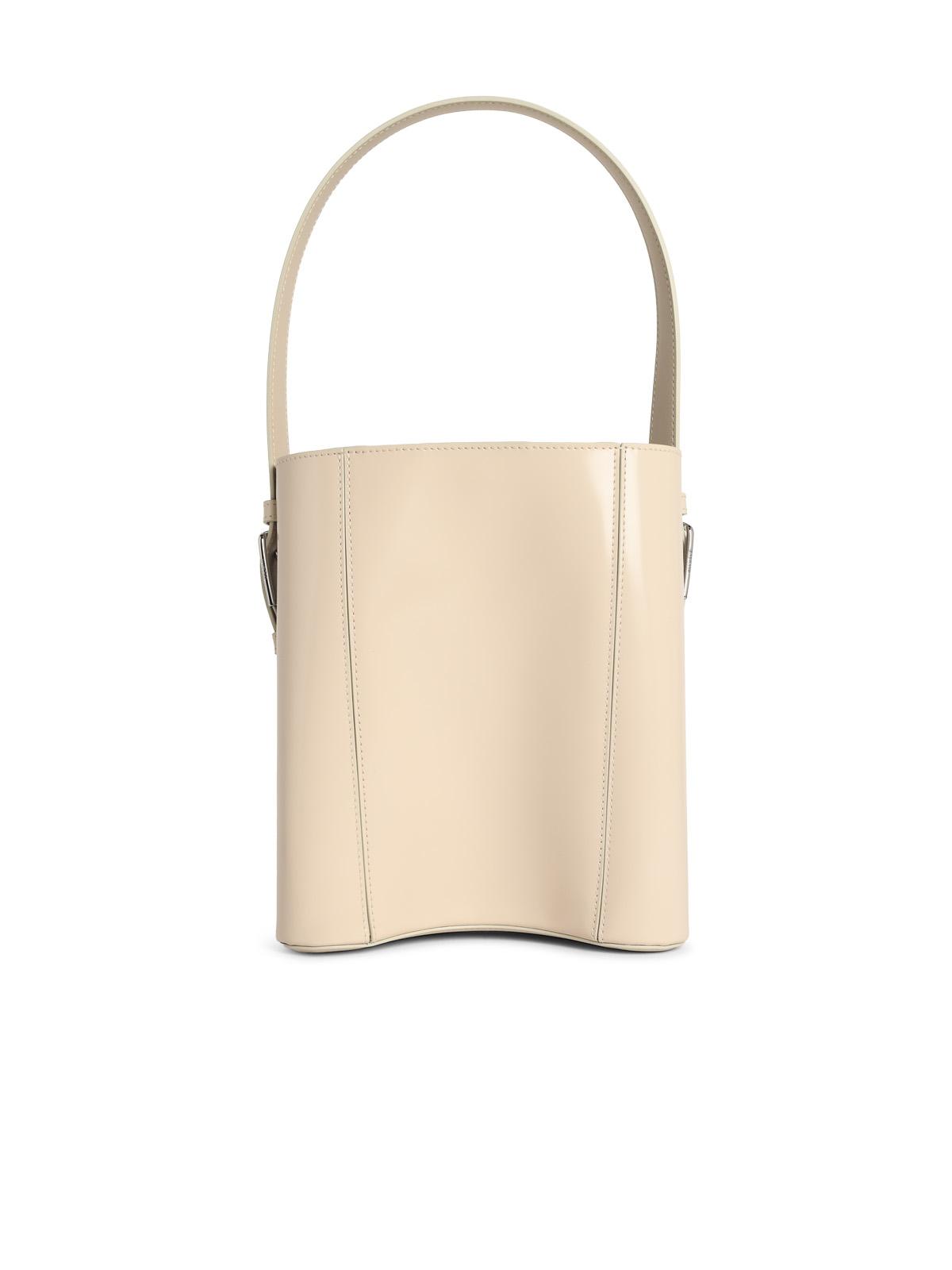 Coperni 'Erconomic Bucket' Light Beige Leather Bag Women