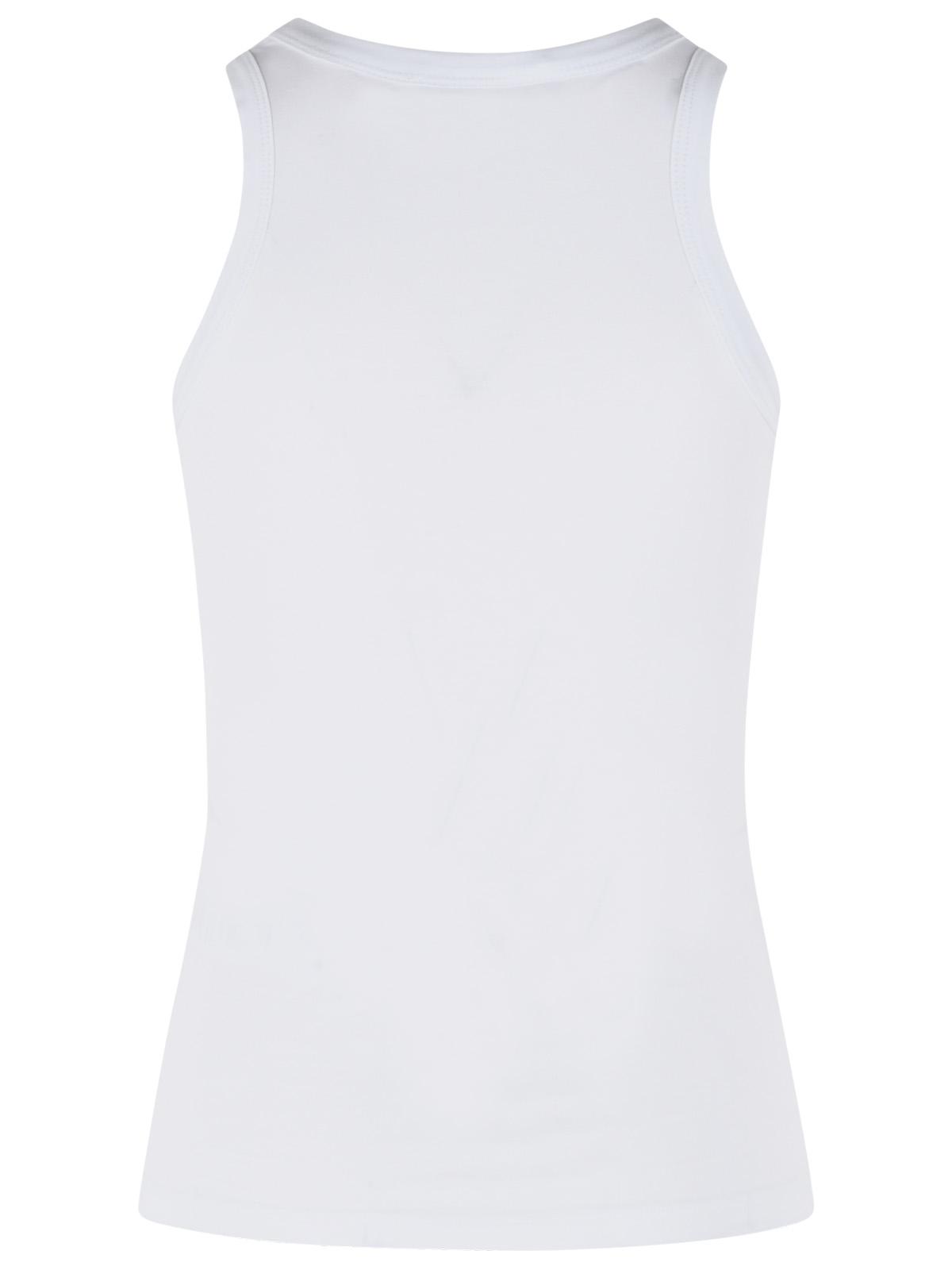 Coperni White Cotton Blend Tank Top Women COPERNI