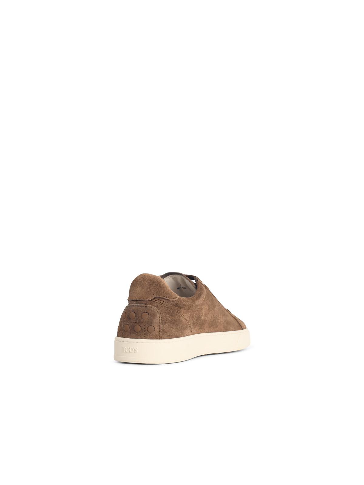 Tod's Brown Suede Sneakers Men TOD'S