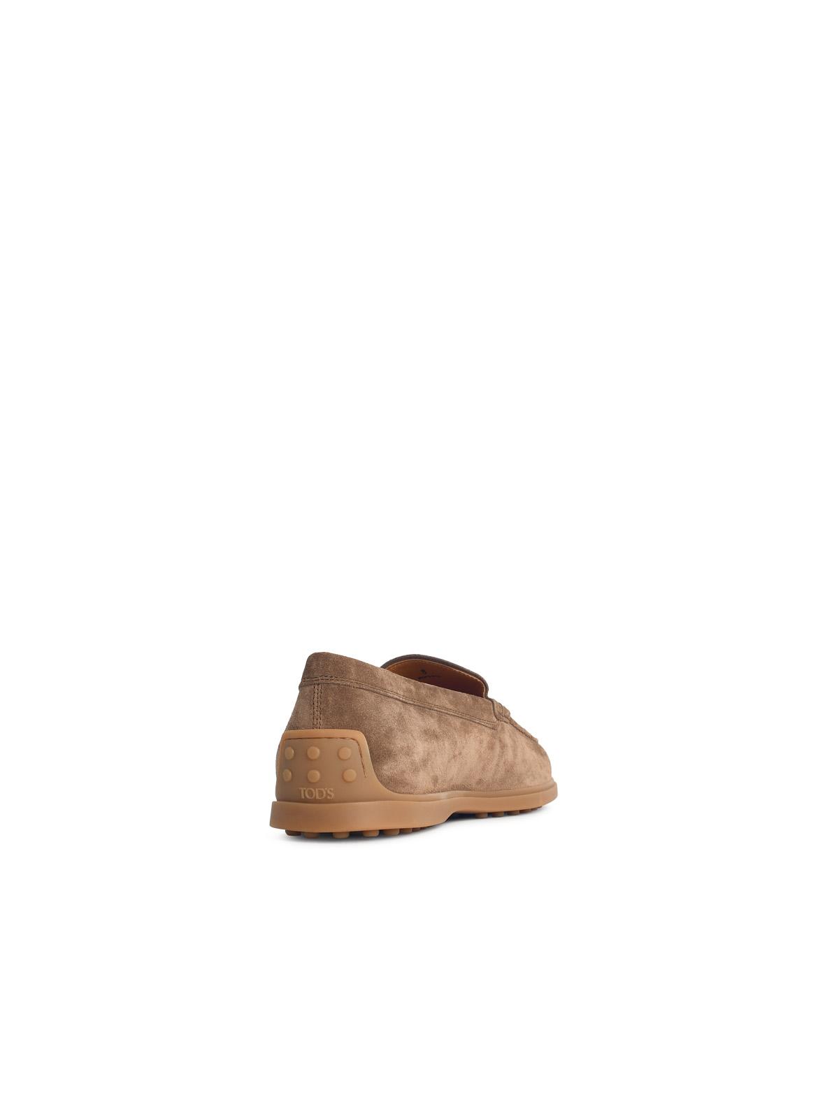 Tod's Brown Suede Slipper Loafers Men TOD'S