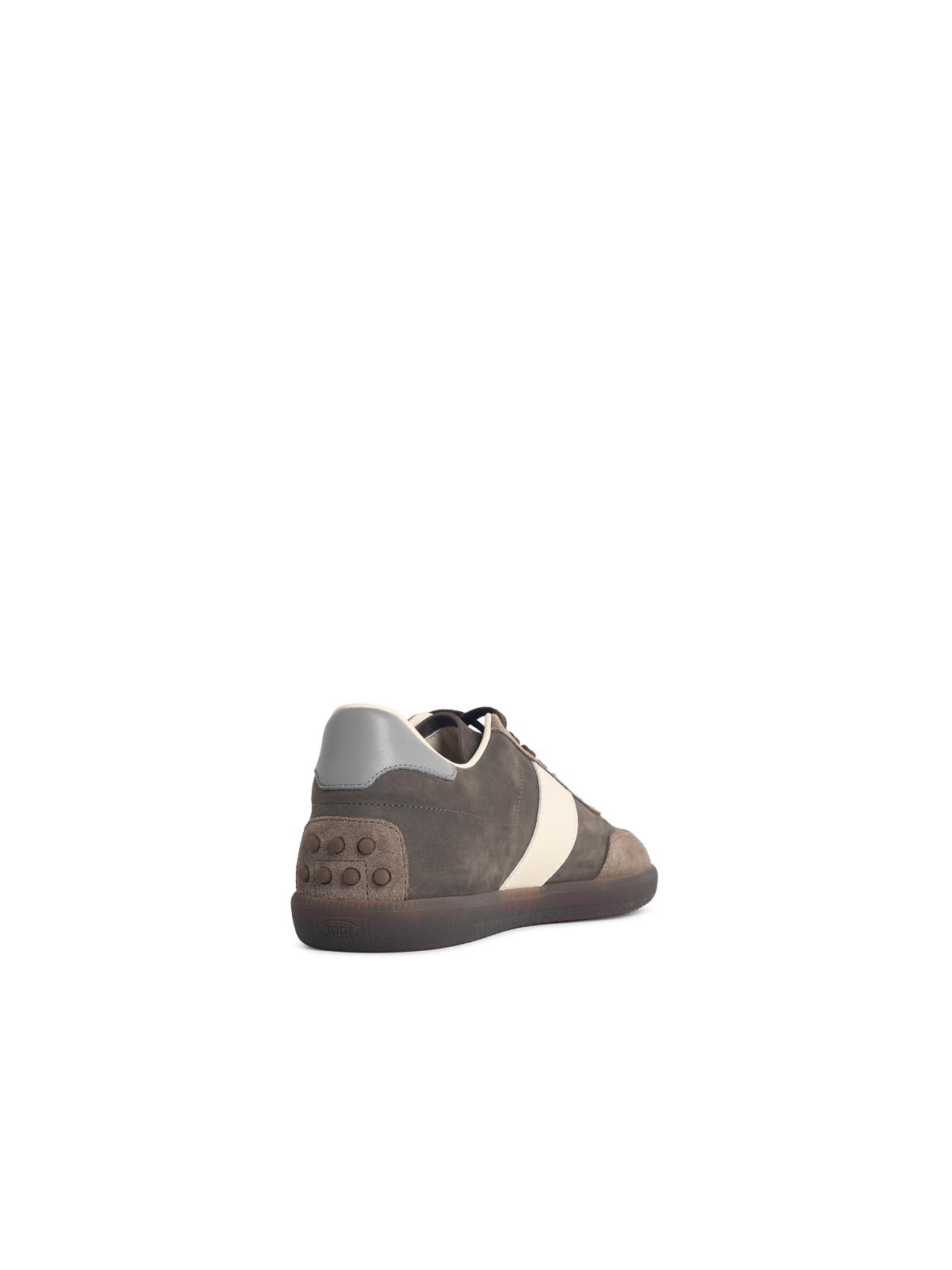 Tod's 'Tod's Tabs' Suede And Brown Nubuck Sneakers Men TOD'S