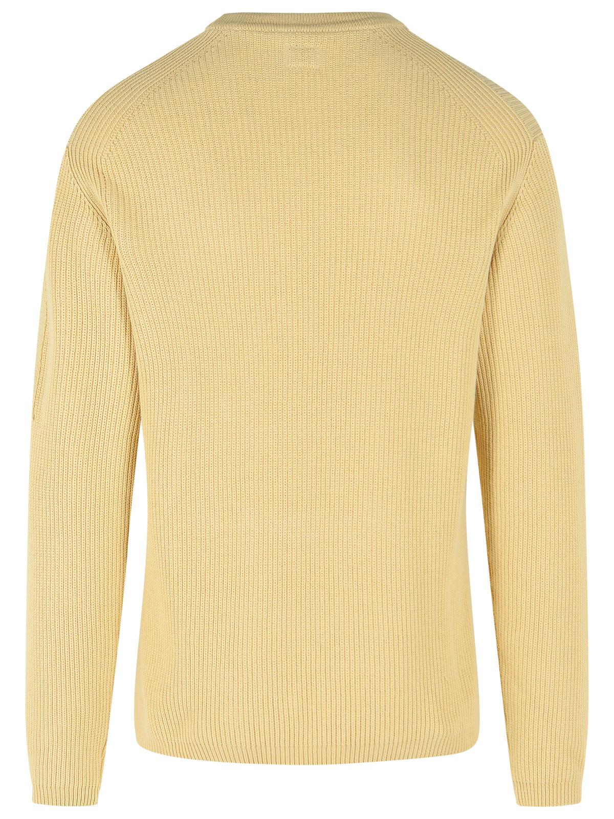 C.P. Company Beige Cotton Sweater Men C.P. COMPANY