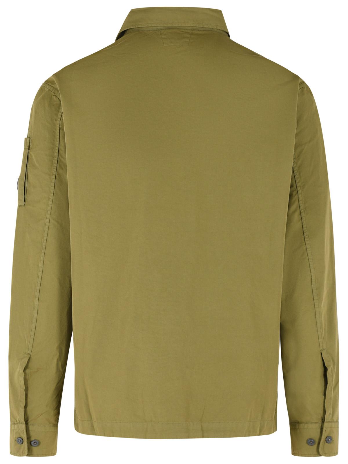 C.P. Company Green Cotton Jacket Men C.P. COMPANY