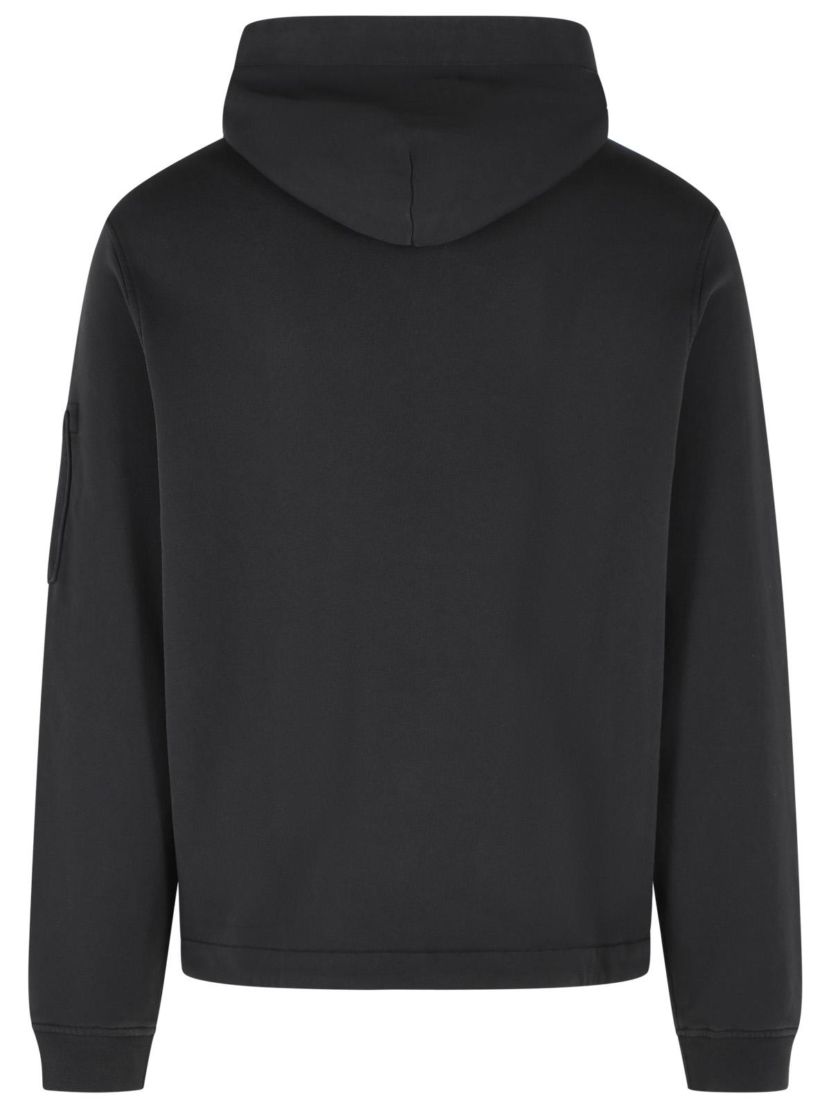 C.P. Company Black Cotton Sweatshirt Men C.P. COMPANY