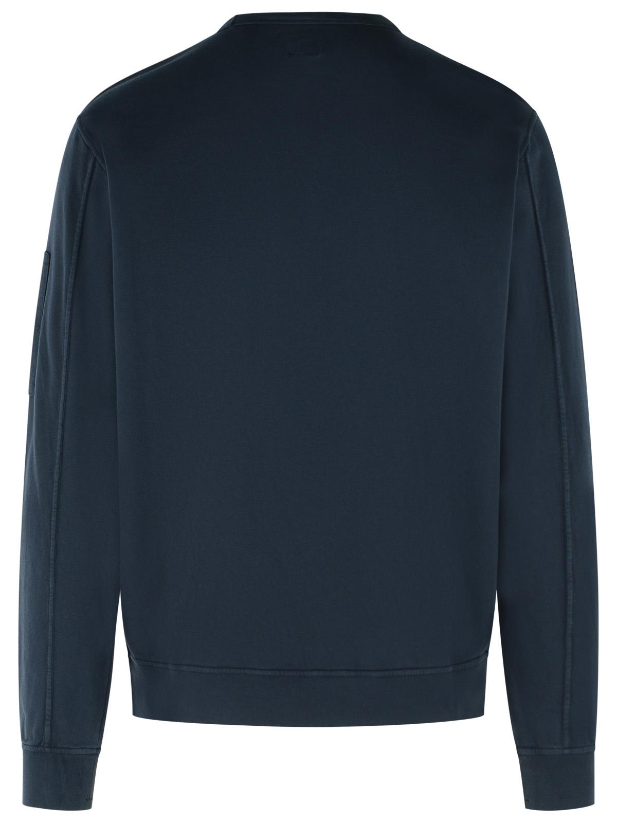 C.P. Company Blue Cotton Sweater Men C.P. COMPANY