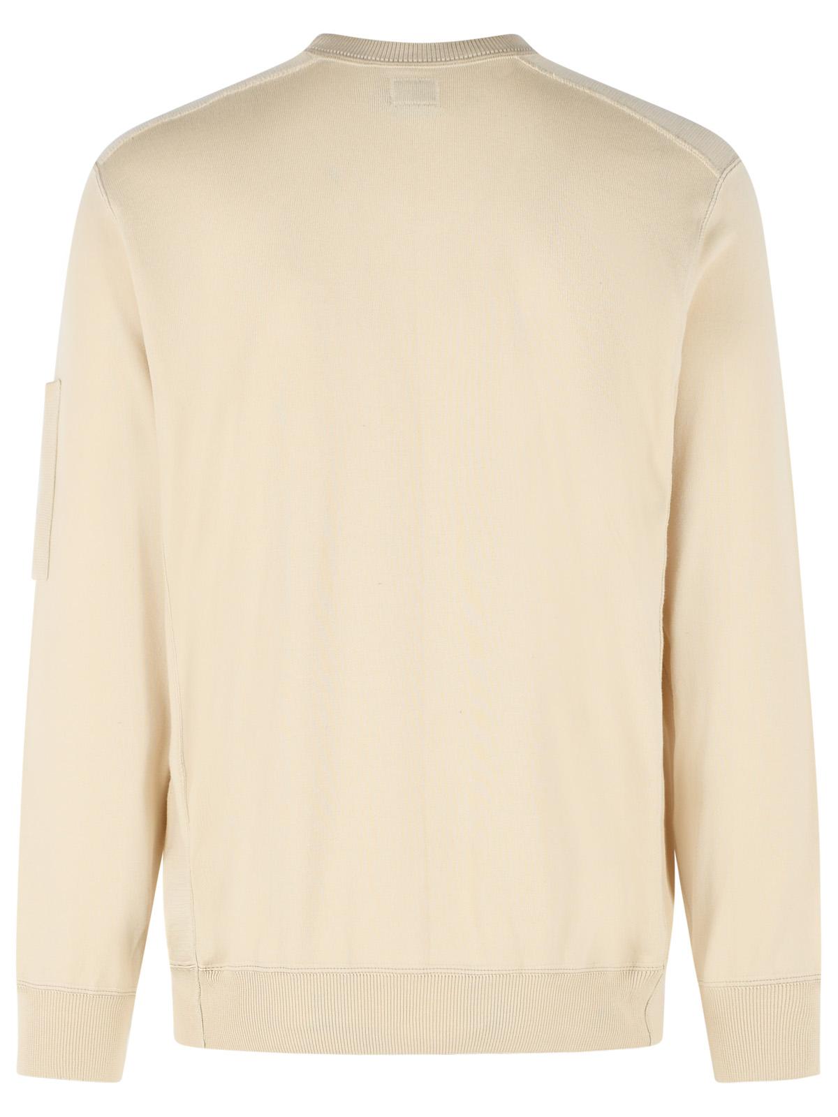 C.P. Company Beige Cotton Sweater Men C.P. COMPANY