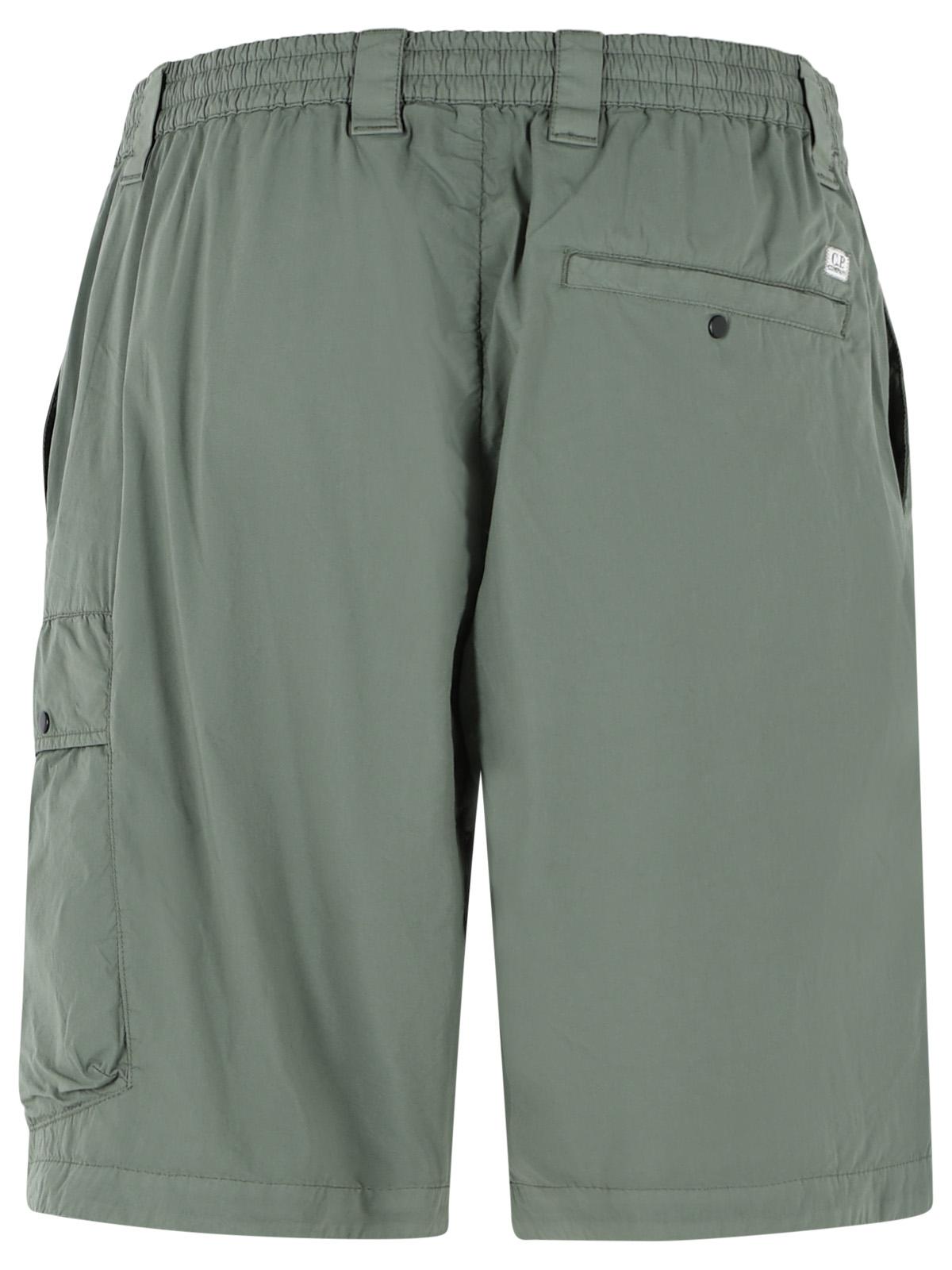 C.P. Company Green Cotton Shorts Men C.P. COMPANY