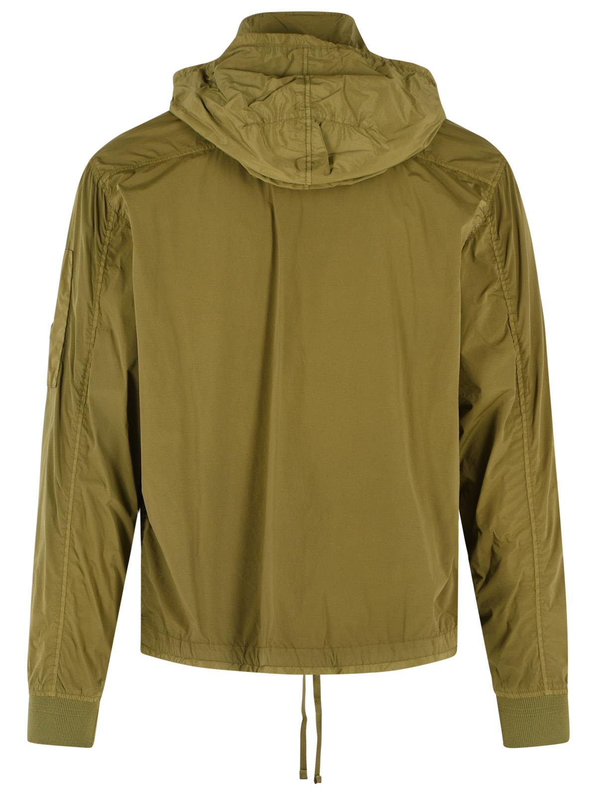 C.P. Company Green Polyamide Blend Jacket Men C.P. COMPANY