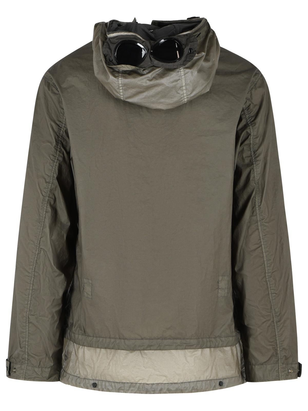 C.P. Company Green Polyamide Jacket Men C.P. COMPANY